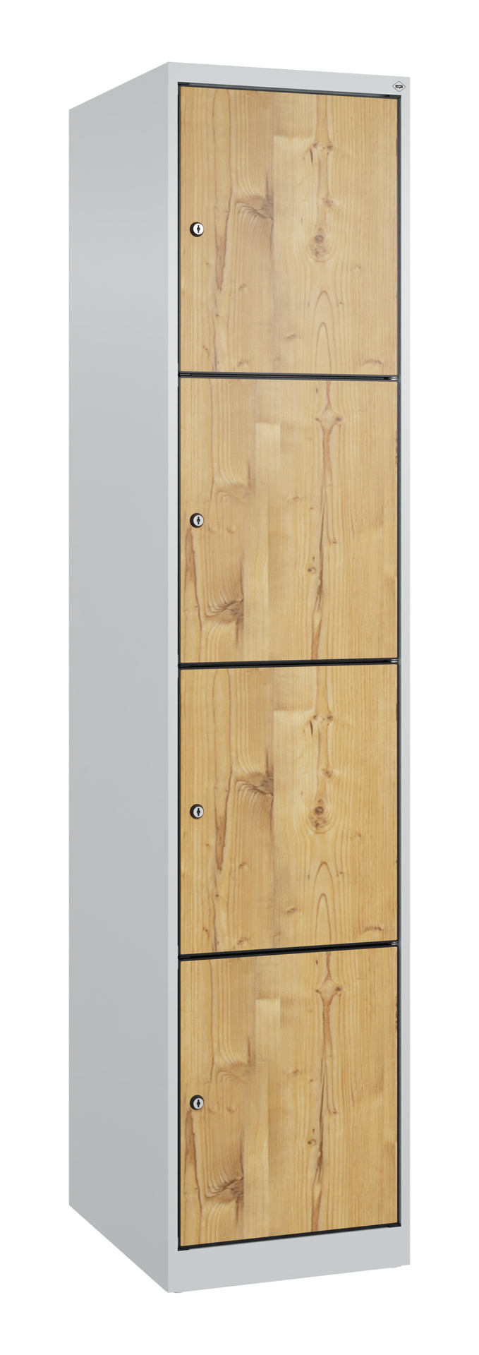 C+P Schlie�fachschrank Evolo PLUS, 4 F�cher, 1850x400x500mm