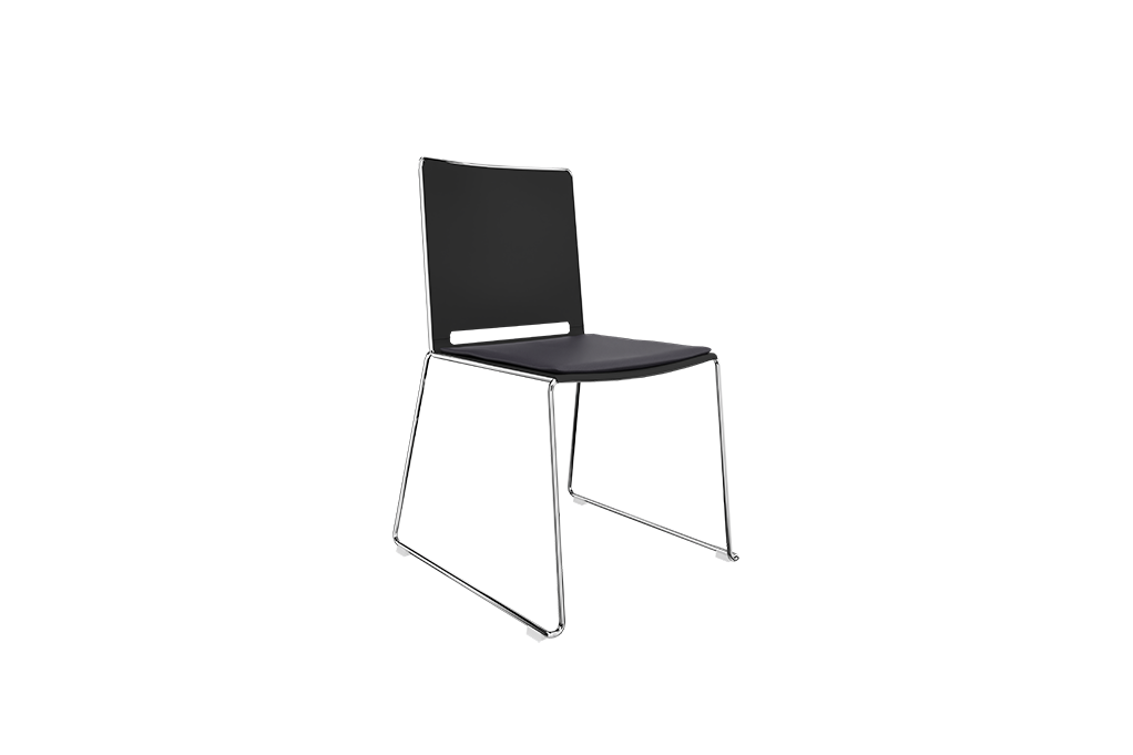 C+P Stackable chairs fabric, series Asisto
