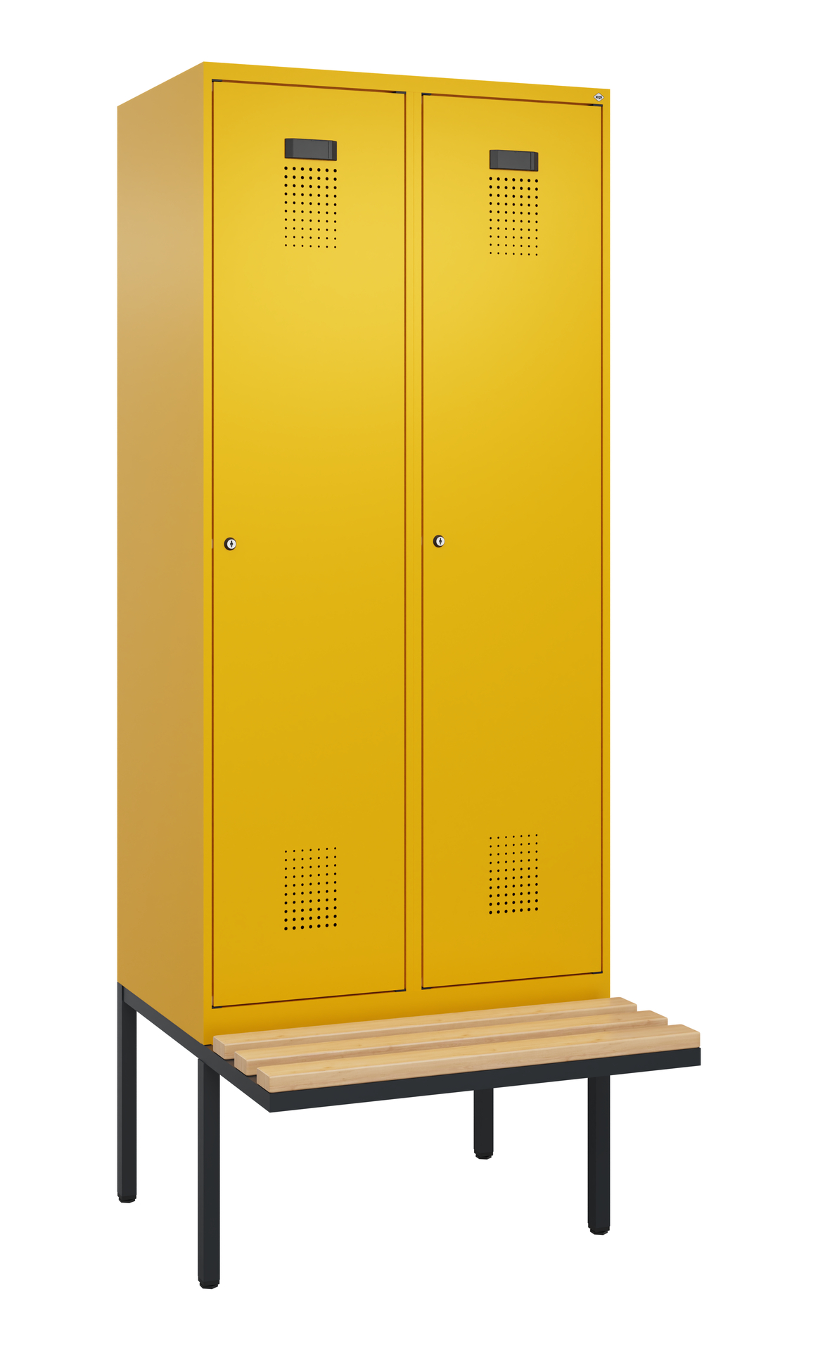 C+P Spind Evolo PLUS, Bank, 2 Abteile, 2120x800x81