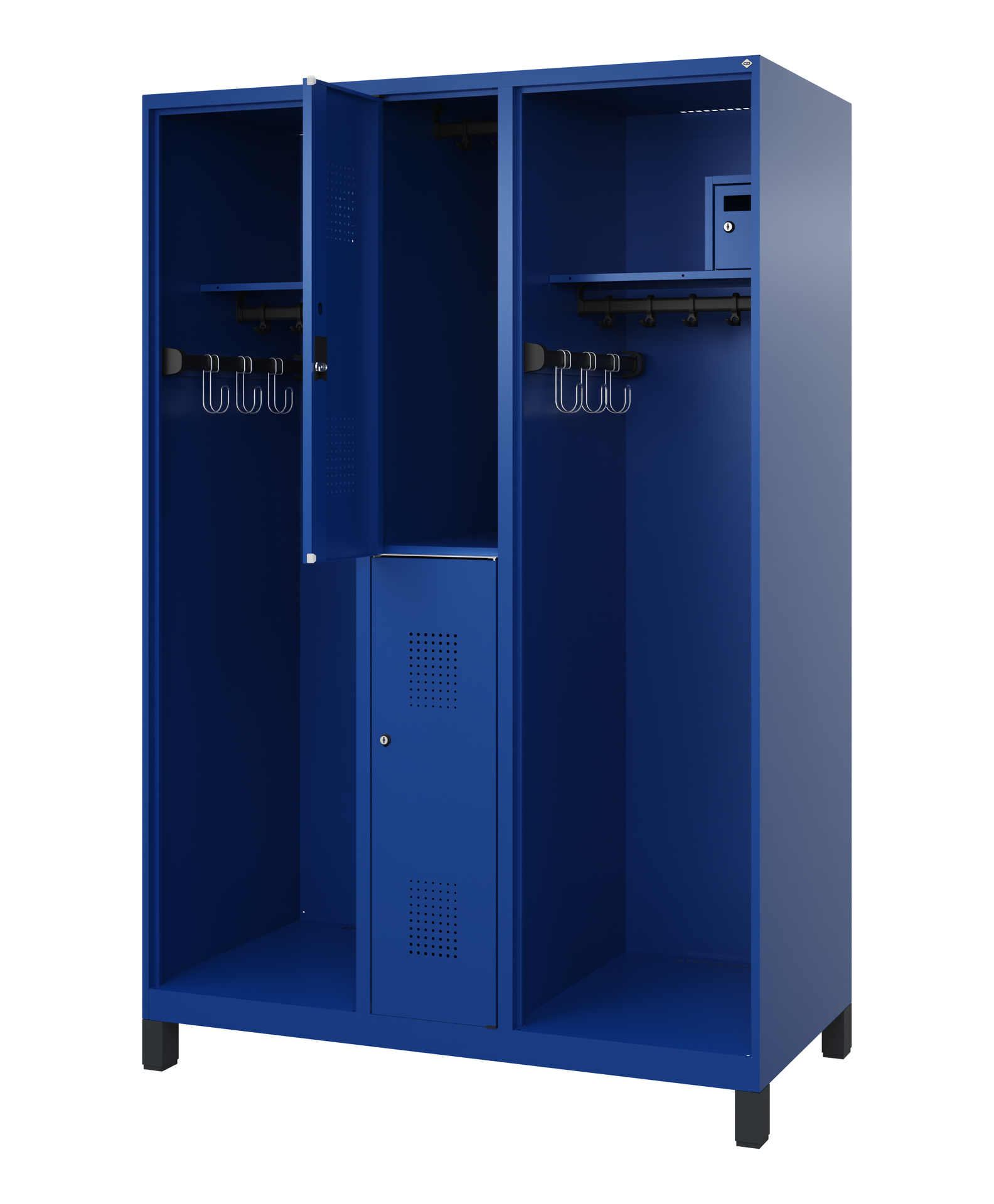 C+P Feuerwehrspind Maxi, 2 Fächer, 1850x1300x600mm