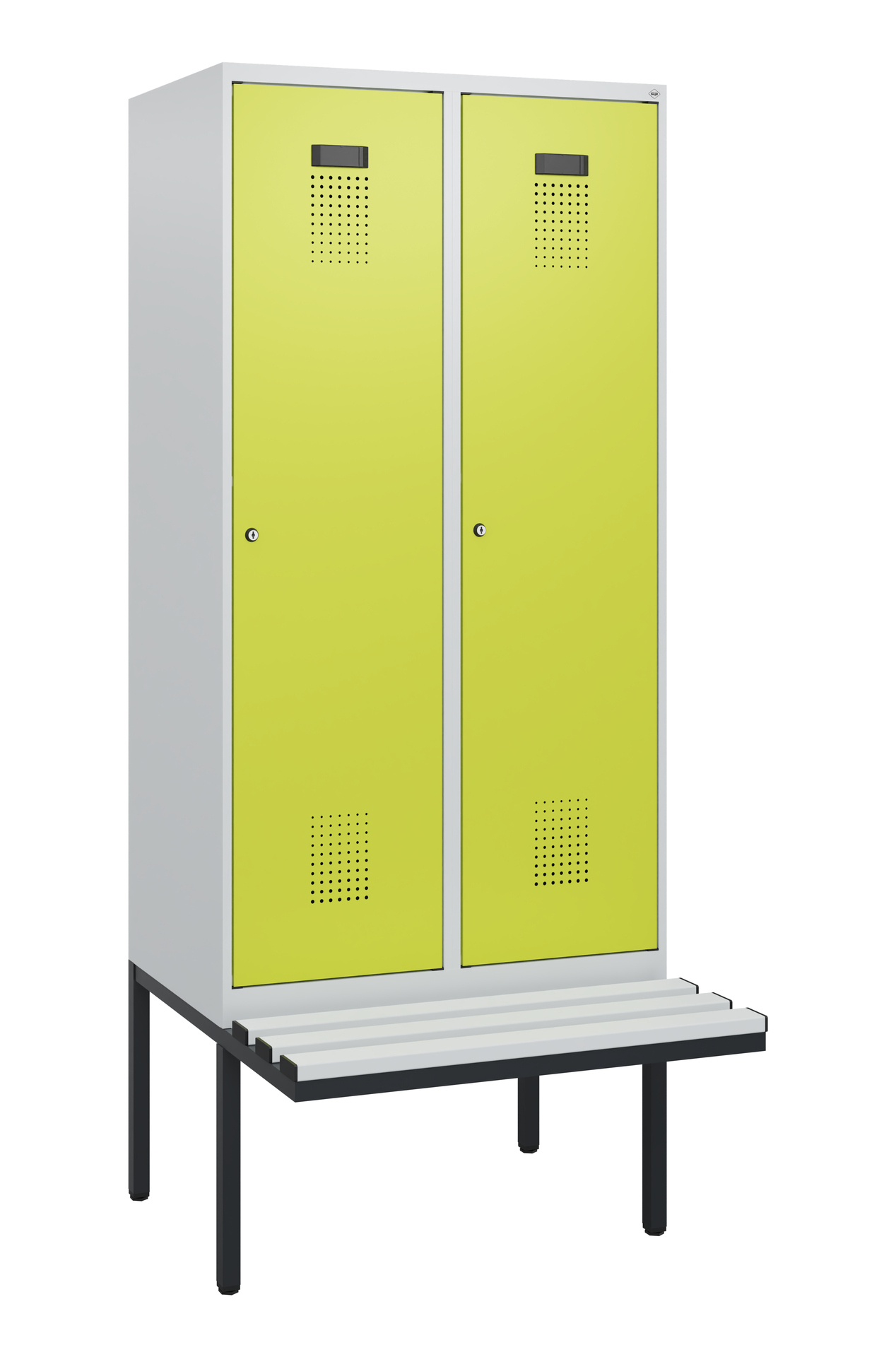 C+P Spind Evolo PLUS, Bank, 2 Abteile, 1950x800x81