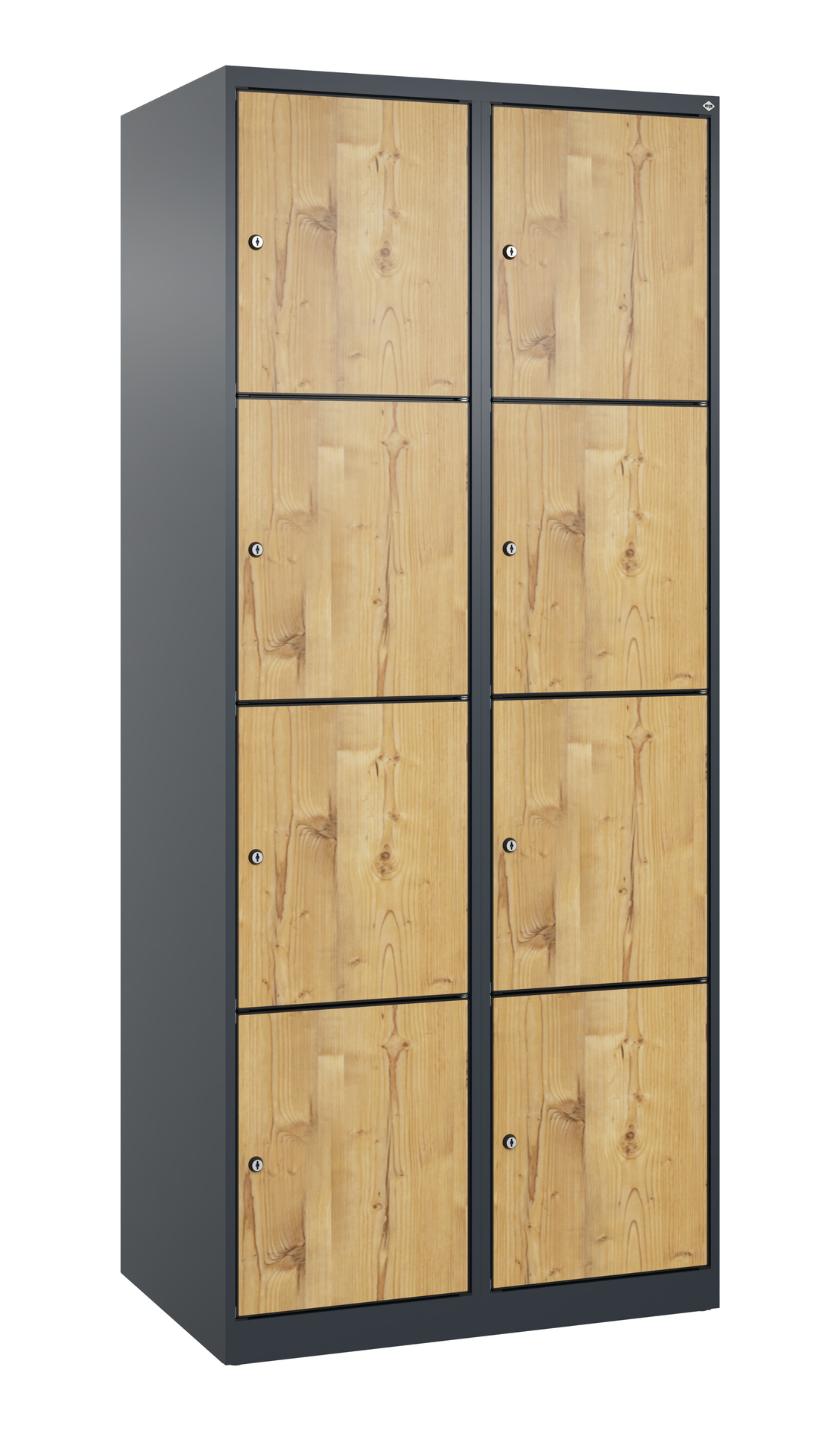 C+P Schlie�fachschrank Evolo PLUS, 8 F�cher, 1850x800x500mm