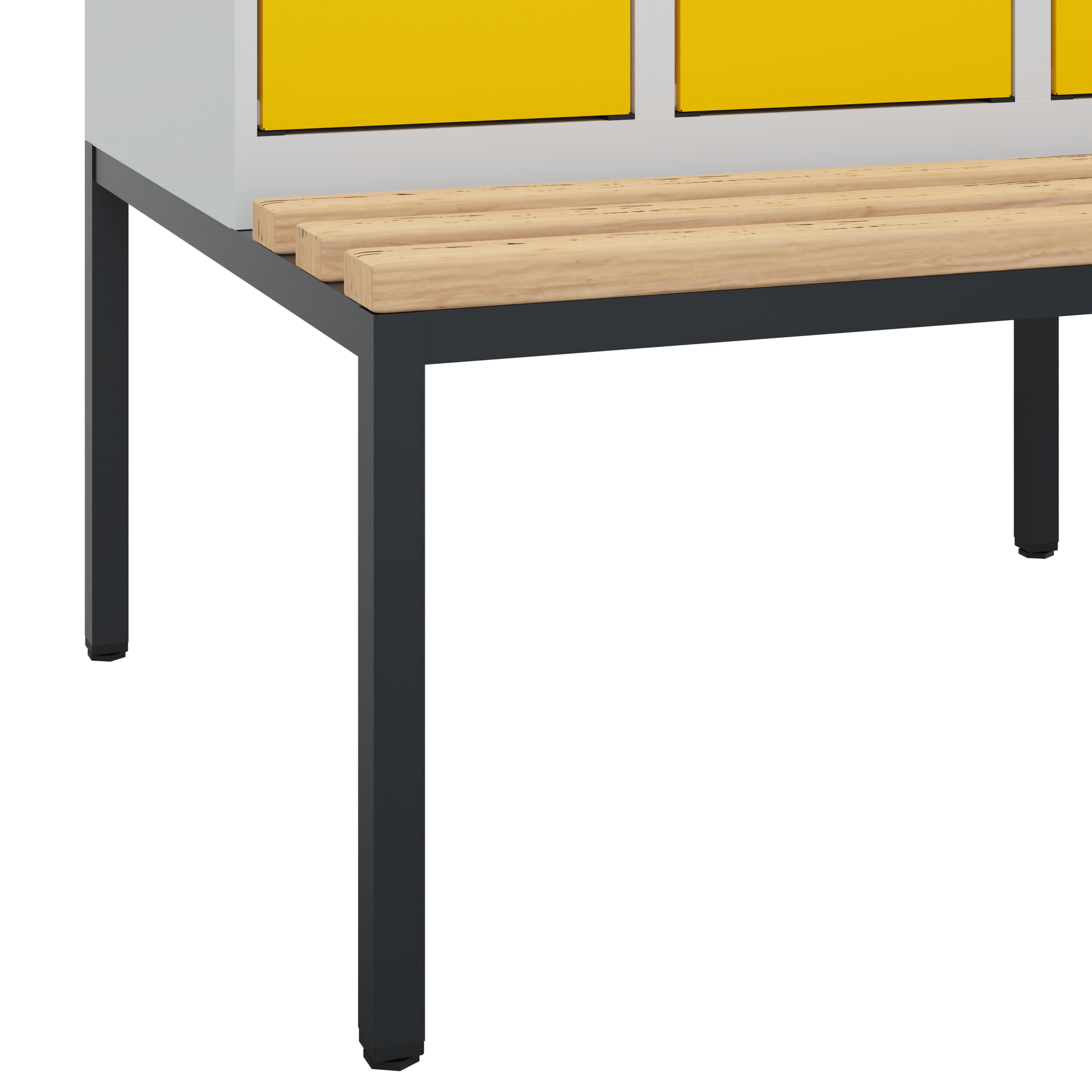 C+P Doppelstock-Spind Evolo PLUS, Bank, 4 Fächer, 
