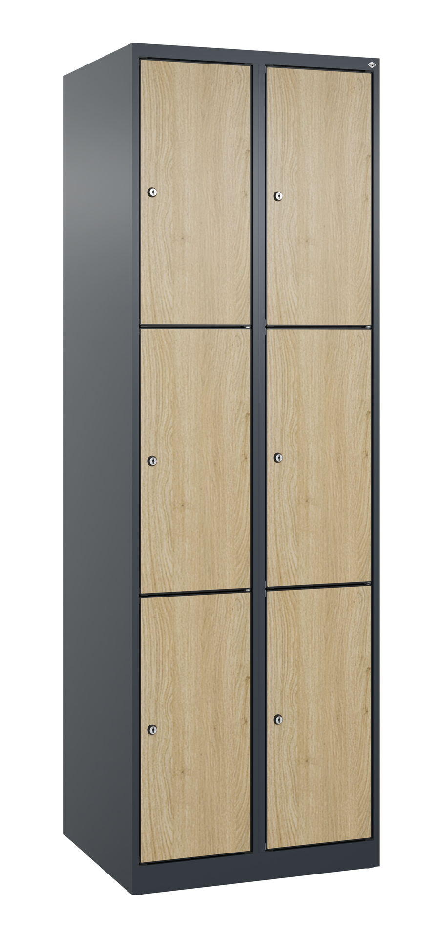 C+P Schlie�fachschrank Evolo PLUS, 6 F�cher, 1850x600x500mm