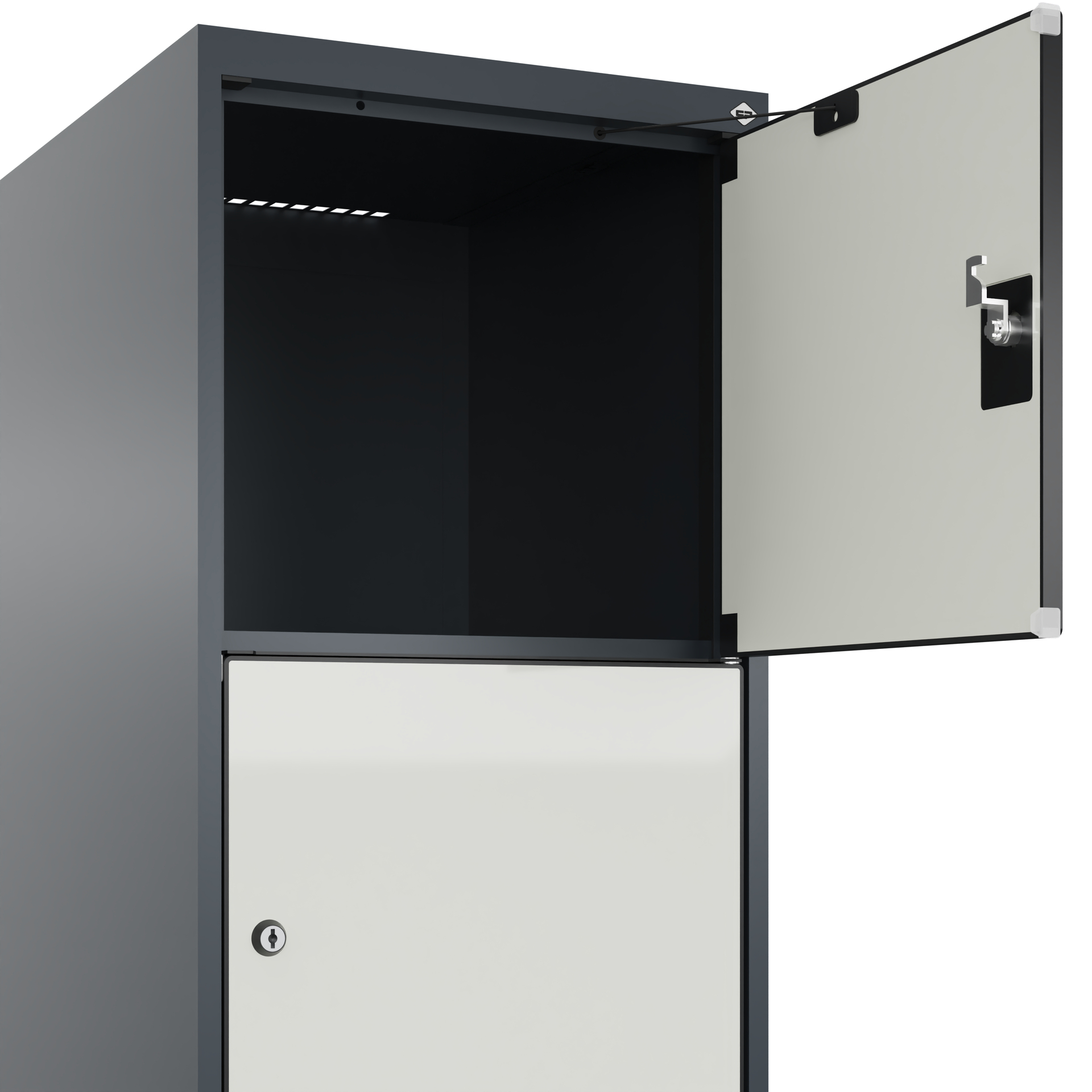 C+P Schlie�fachschrank Evolo PLUS, Sockel, 5 F�cher, 1950x400x500mm