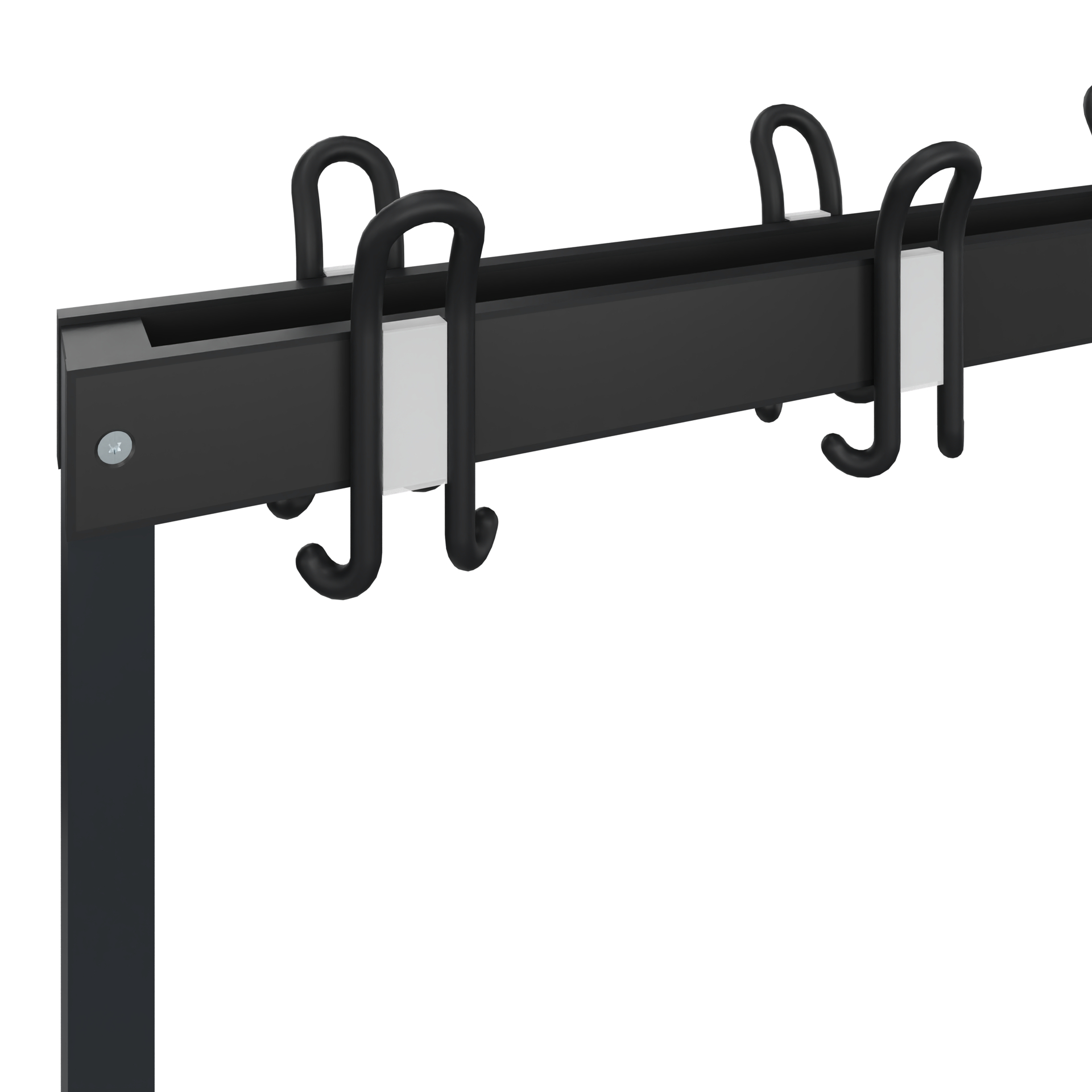 C+P Garderobenbank Solid HPL, 1716x2000x770mm, 7021/VK008