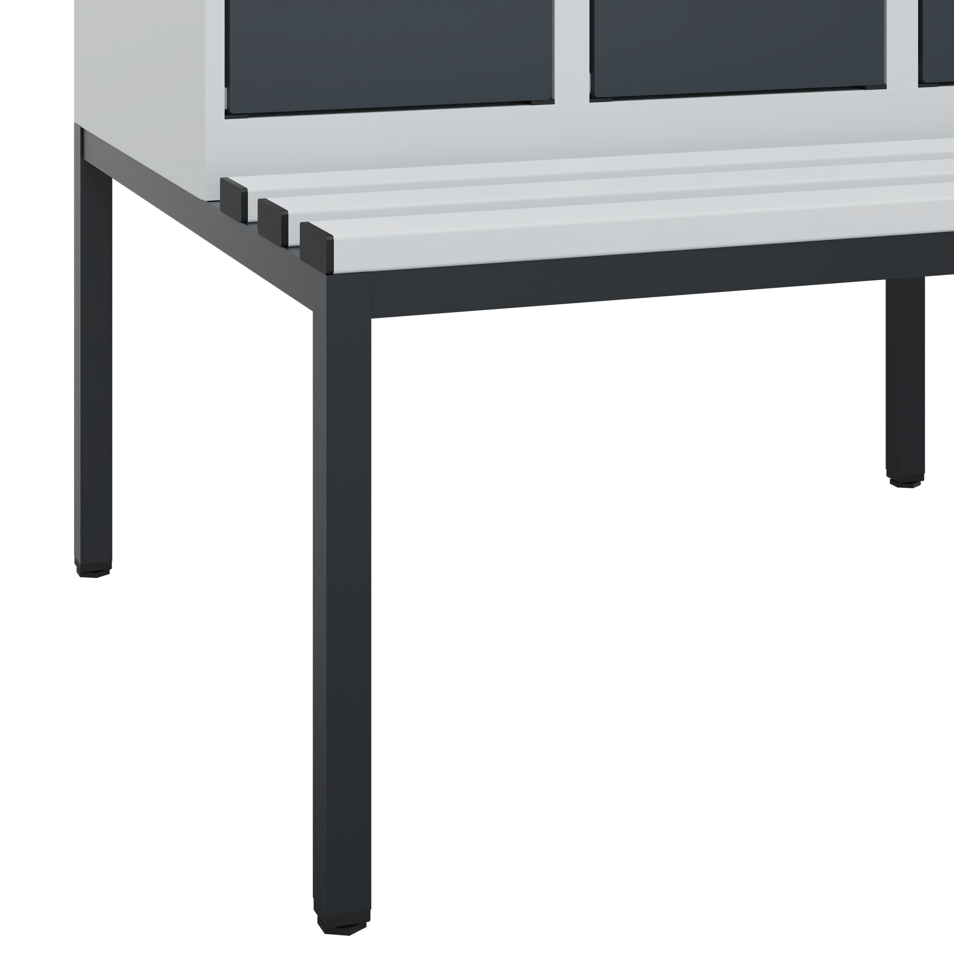 C+P Doppelstock-Spind Evolo PLUS, Bank, 8 Fächer, 