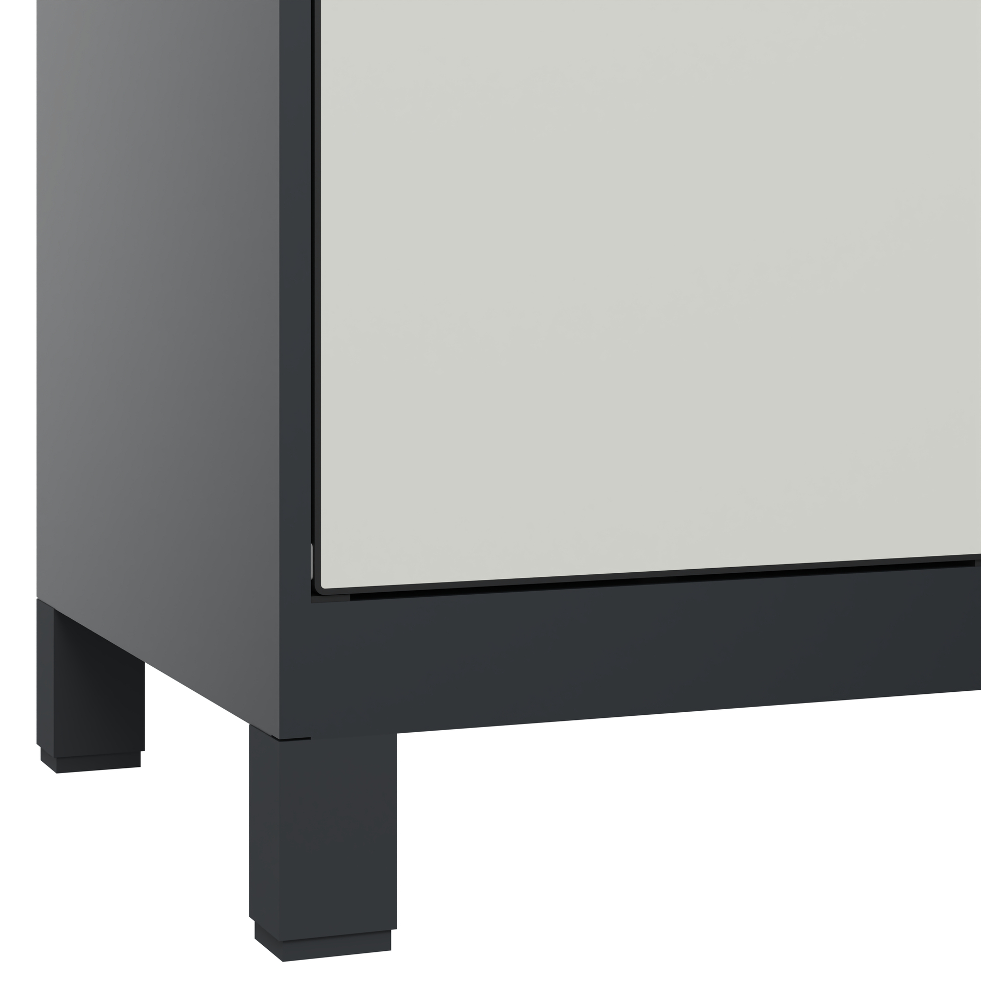 C+P Doppelst�ckiger Spind Evolo PLUS, 2 F�cher, 1950x400x500mm