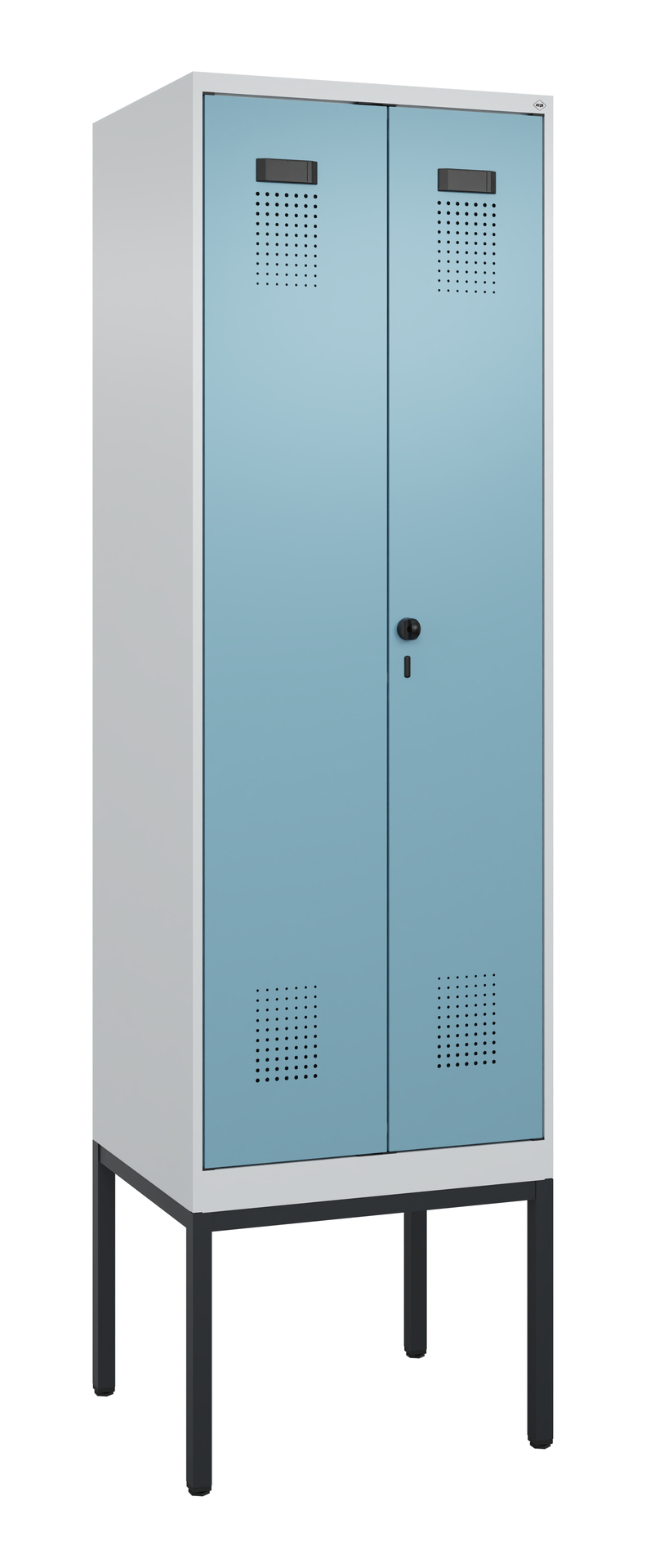 C+P PSA Doppel-Spind Evolo PLUS, Gestell, 2 Abteil