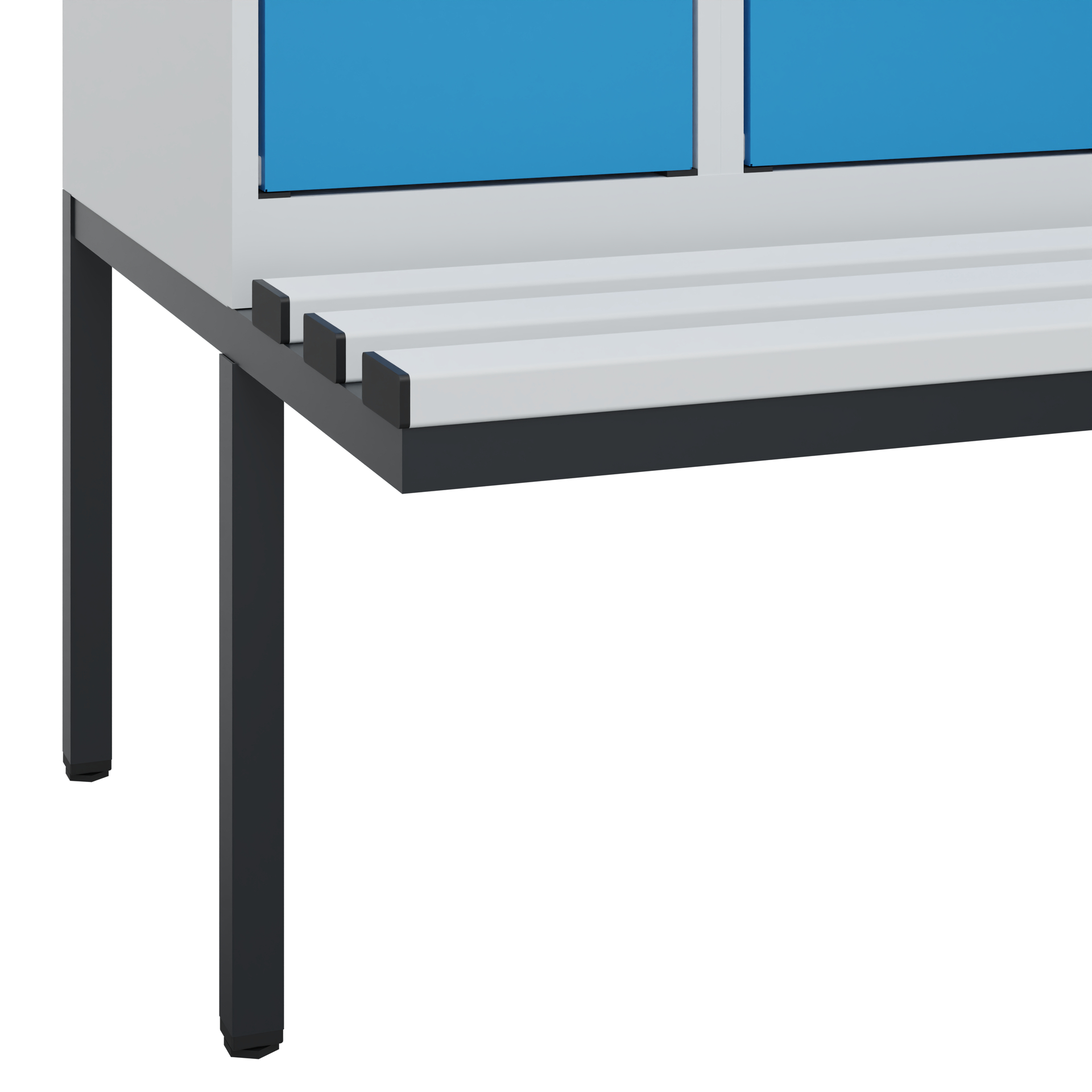 C+P Spind Evolo PLUS, Bank, 2 Abteil, 2120x600x815