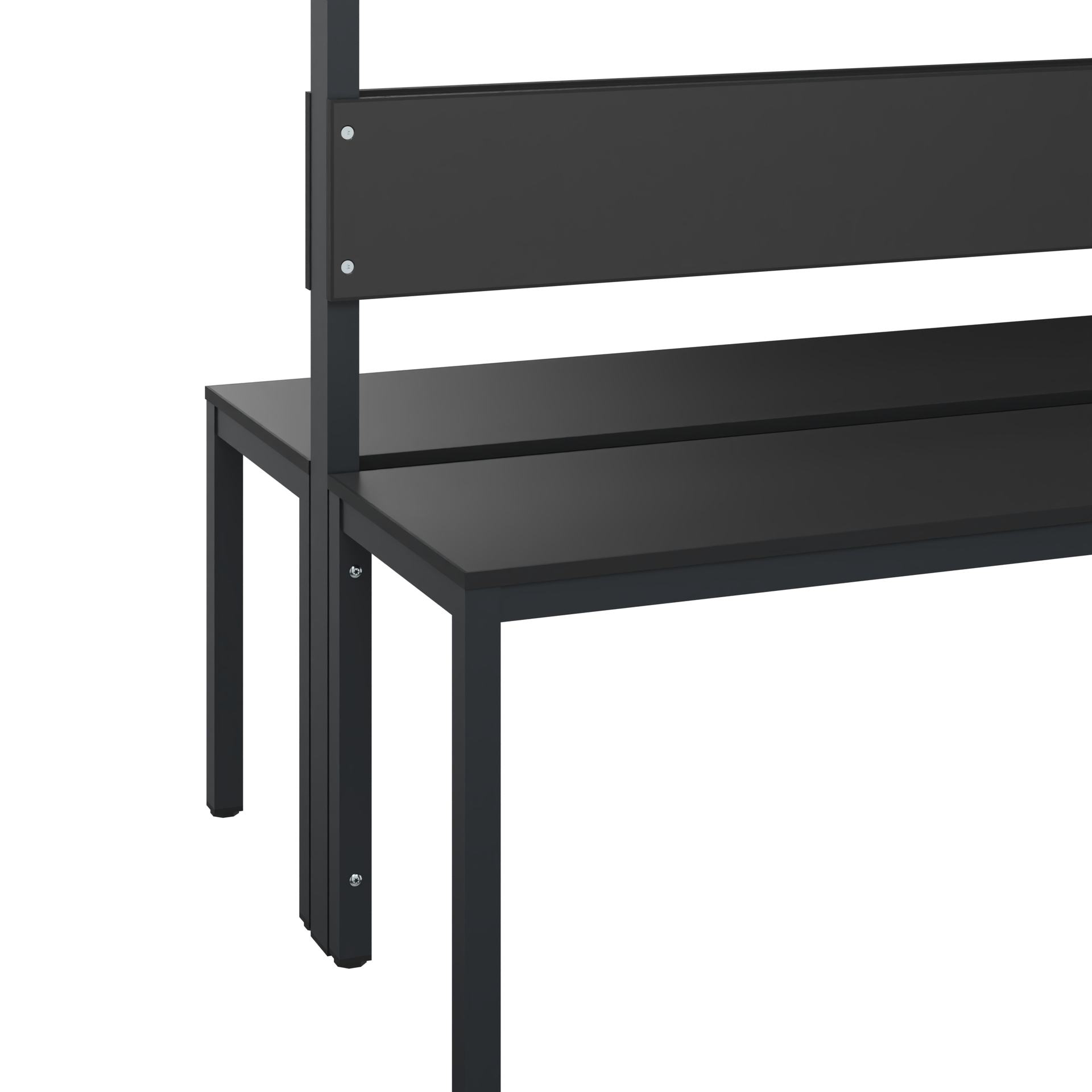 C+P Garderobenbank Solid HPL, 1716x1500x770mm, 7021/VK008
