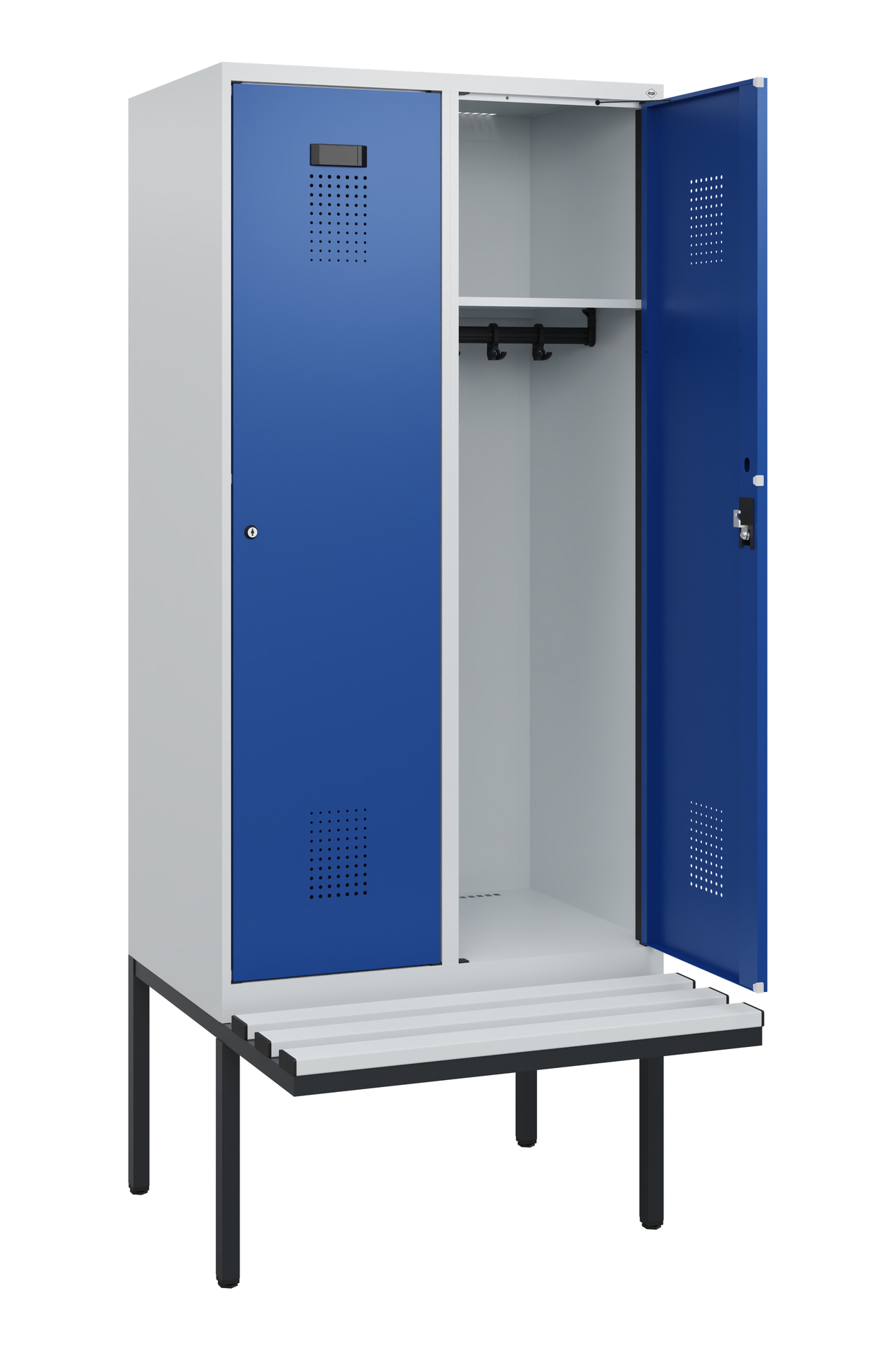 C+P Spind Evolo PLUS, Bank, 2 Abteile, 1950x800x81