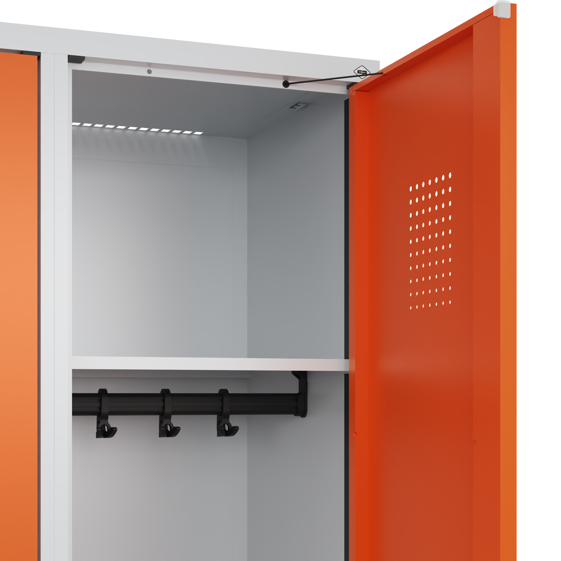 C+P Spind Evolo PLUS, Bank, 3 Abteile, 1950x1200x815mm