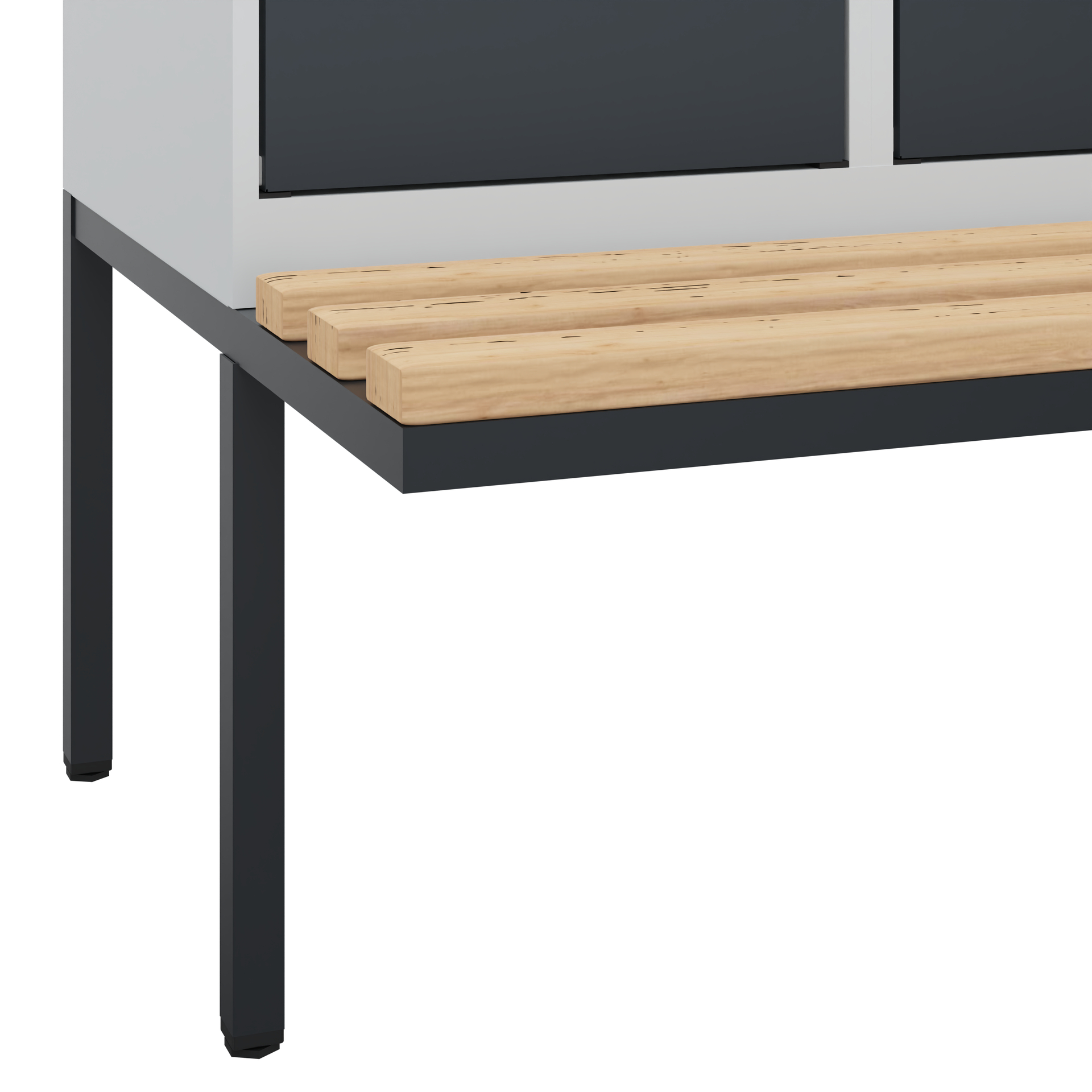 C+P Spind Evolo PLUS, Bank, 3 Abteile, 1950x1200x8