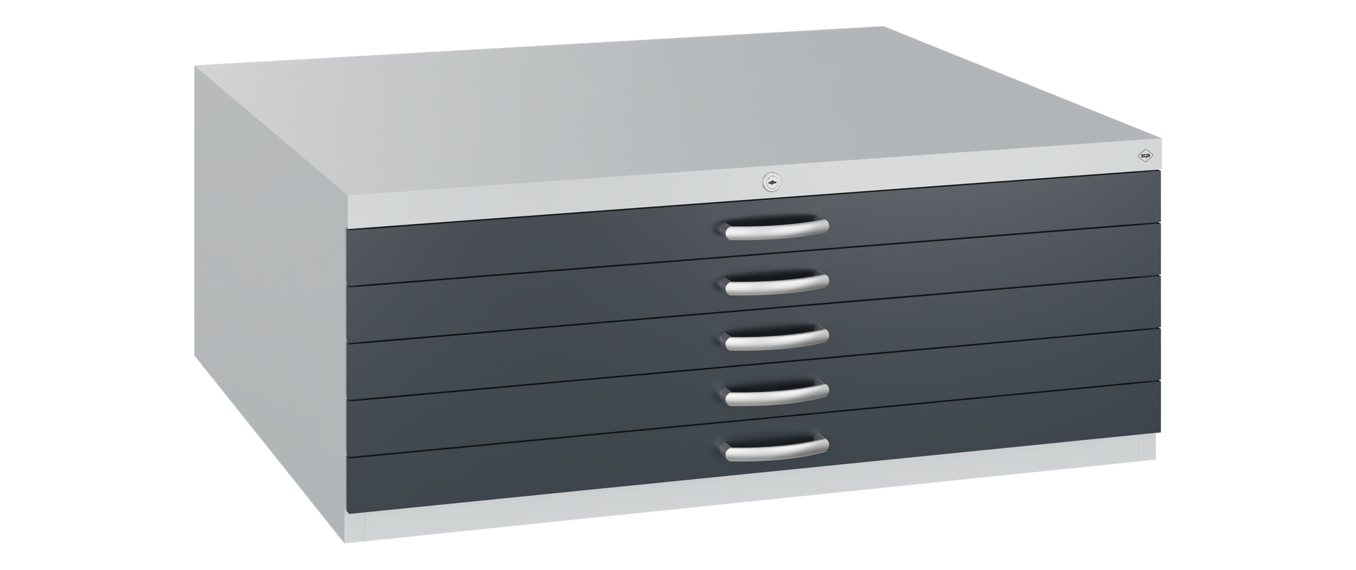 C+P Flachablageschrank Serie 7100_7200, H420xB1100