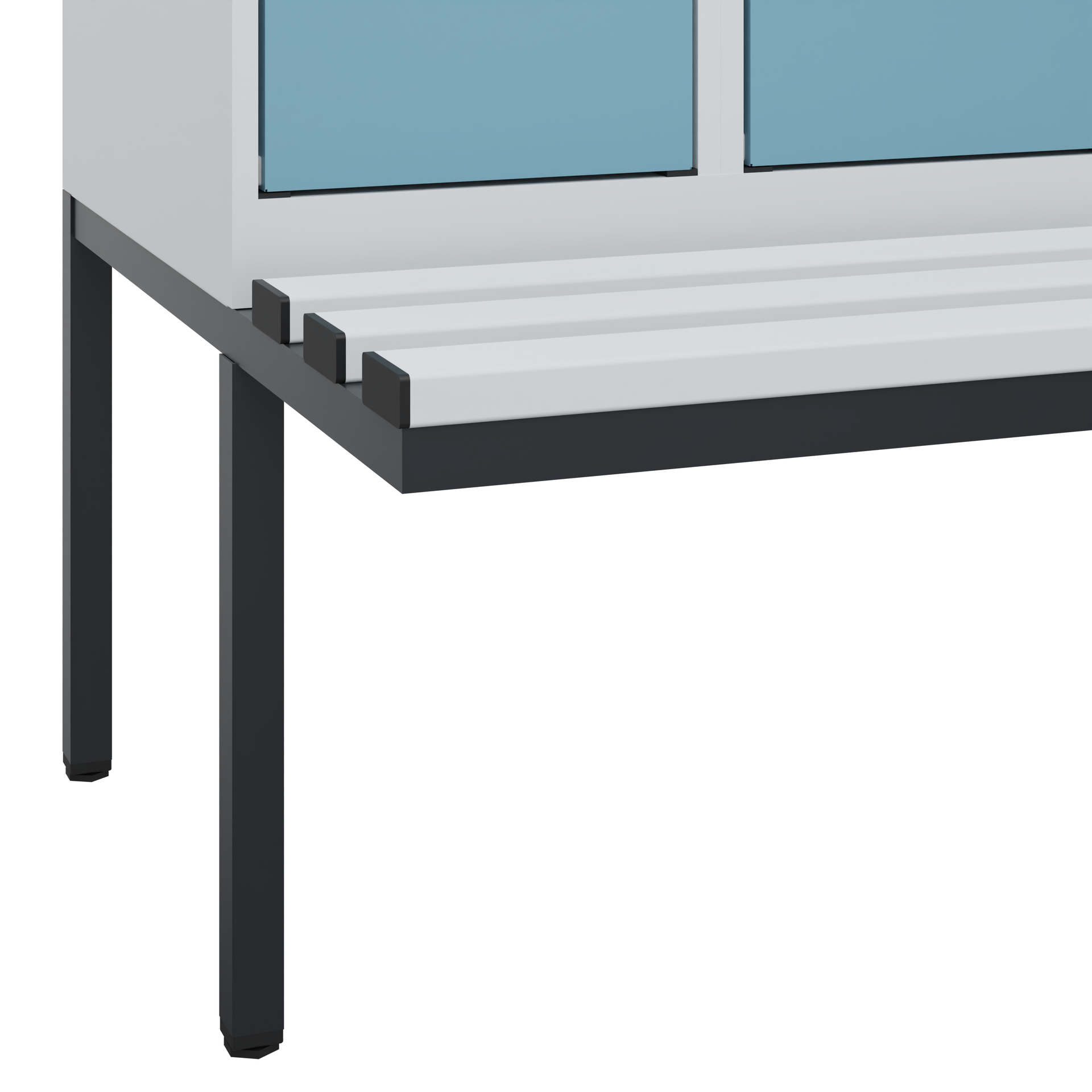 C+P Spind Evolo PLUS, Bank, 4 Abteile, 1950x1200x8