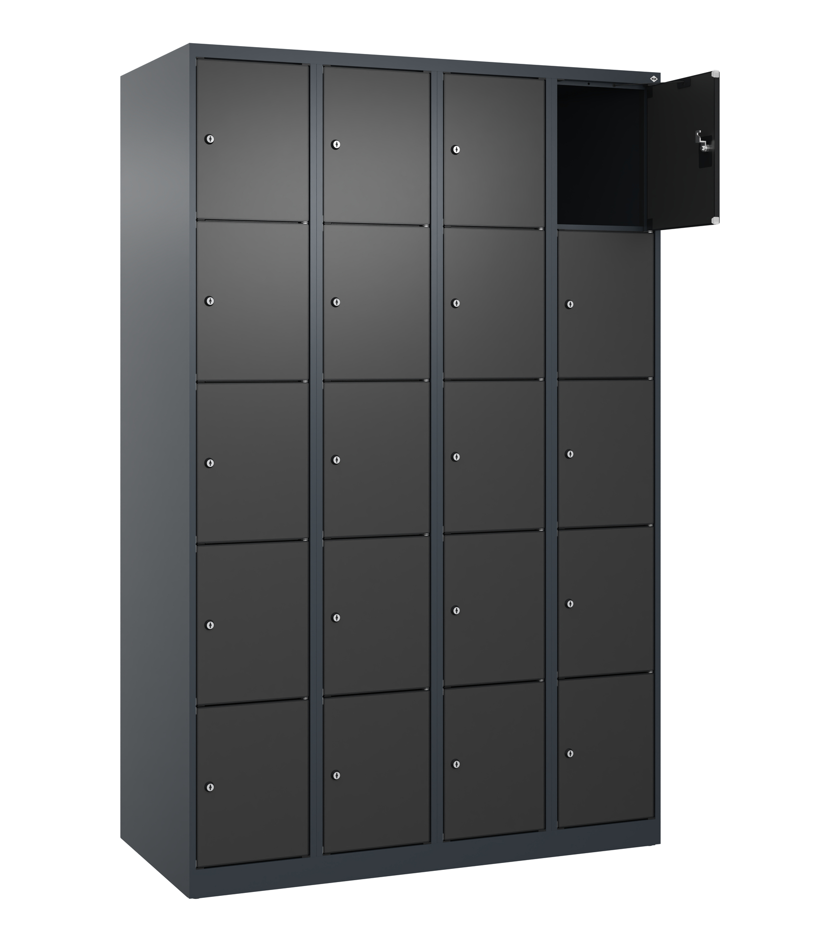C+P Schlie�fachschrank Evolo PLUS, 20 F�cher, 1850x1200x500mm