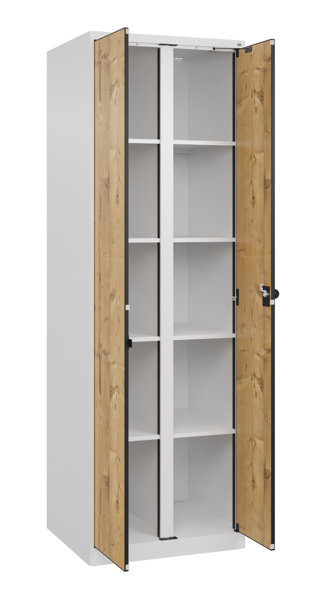 C+P Aufbewahrungsspind Evolo PLUS, 2 Abteile, 1850x600x500mm C+P Aufbewahrungsspind Evolo PLUS, 2 Abteile, 1850x600x500mm