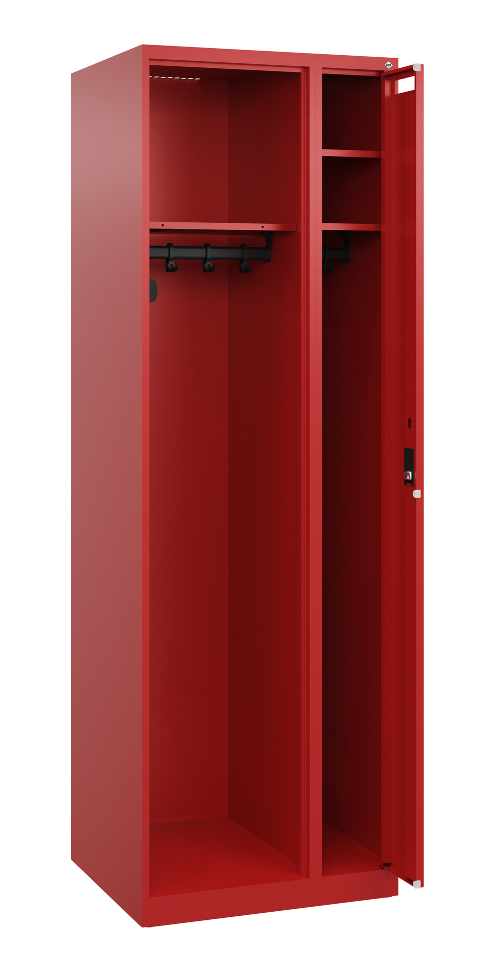 C+P Feuerwehrspind Kombi, 1 Abteil, 1850x600x500mm