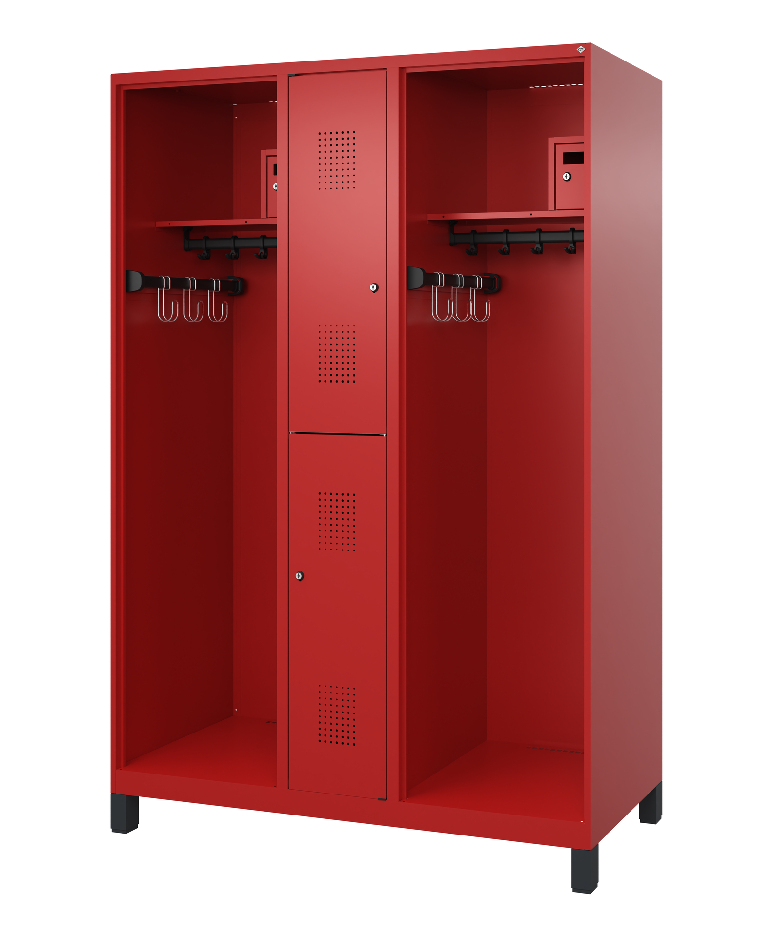 C+P Feuerwehrspind Maxi, 2 Fächer, 1850x1300x600mm