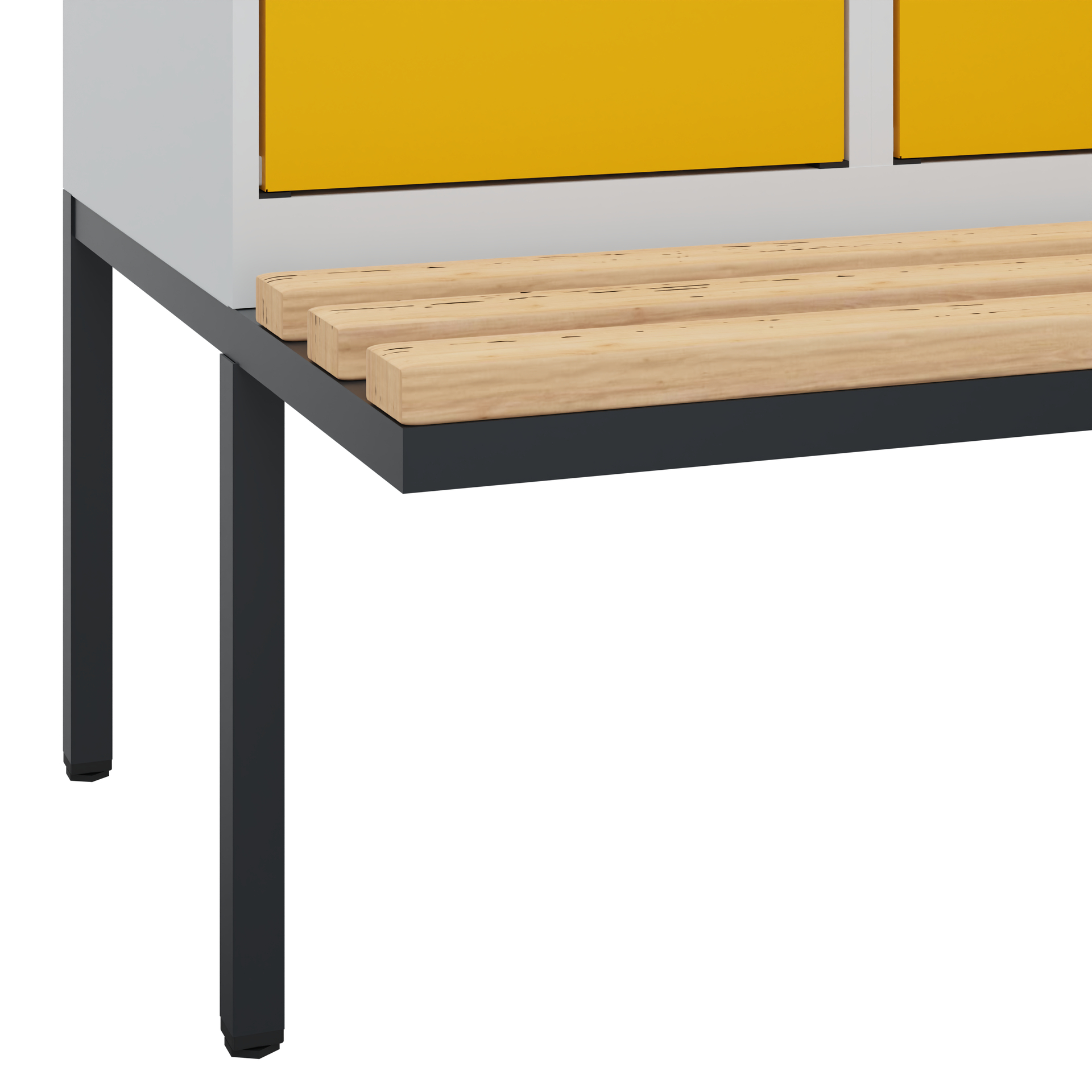 C+P Spind Evolo PLUS, Bank, 2 Abteile, 1950x800x81