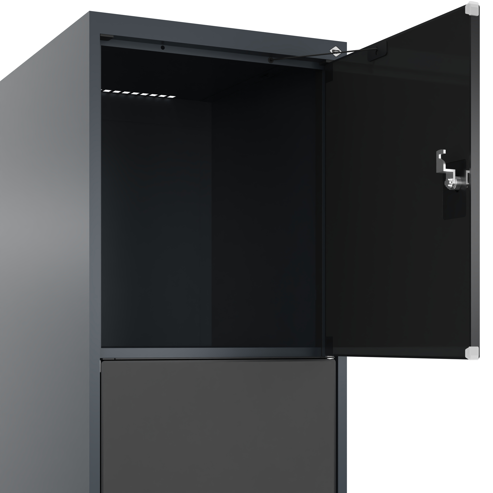 C+P Schlie�fachschrank Evolo PLUS, 4 F�cher, 1850x400x500mm