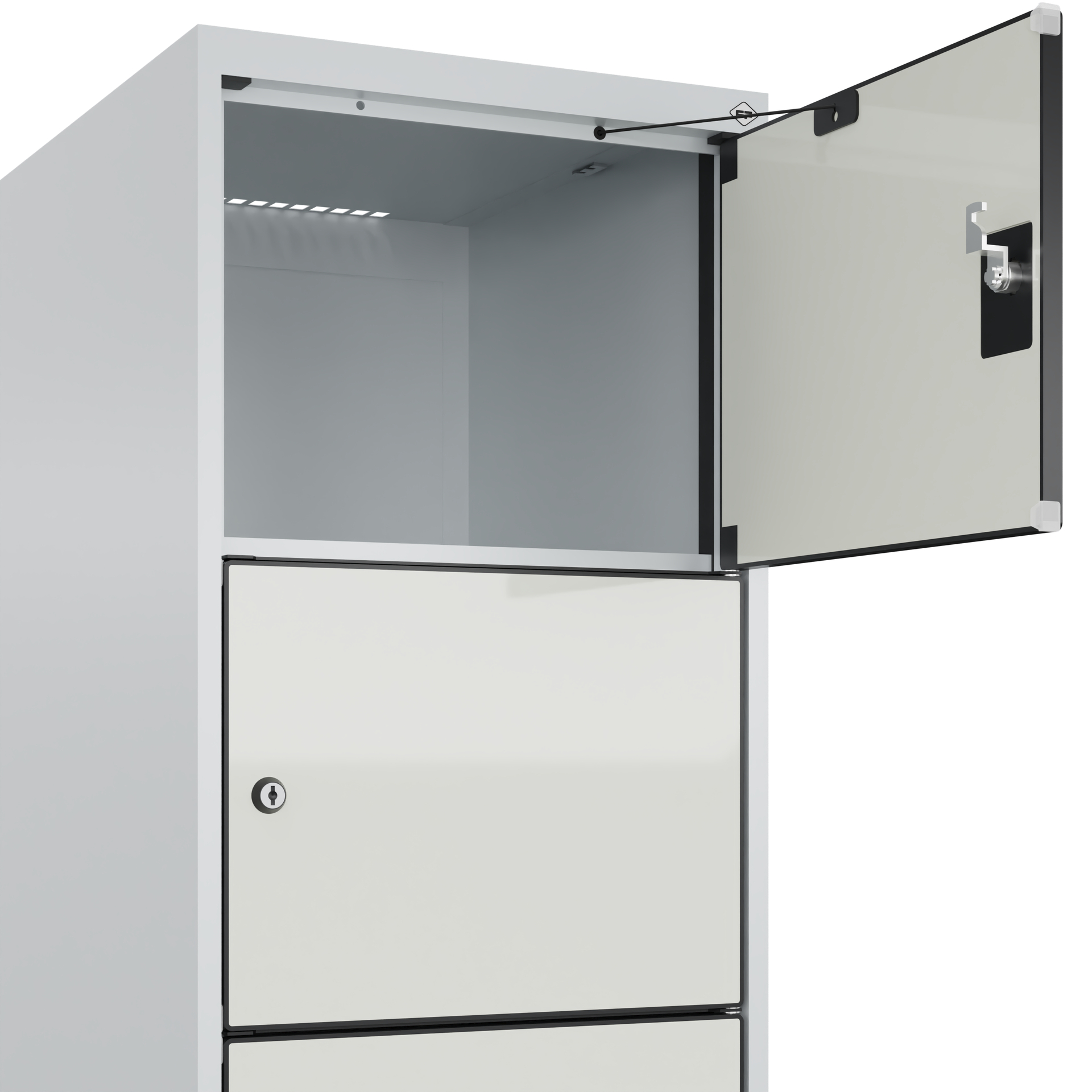 C+P Schlie�fachschrank Evolo PLUS, 6 F�cher, 1850x400x500mm