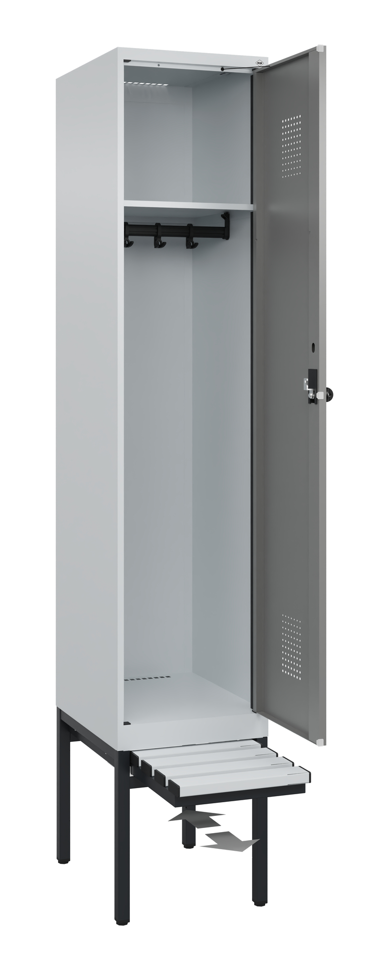 C+P Spind Evolo PLUS, Bank, 1 Abteil, 2120x400x815mm