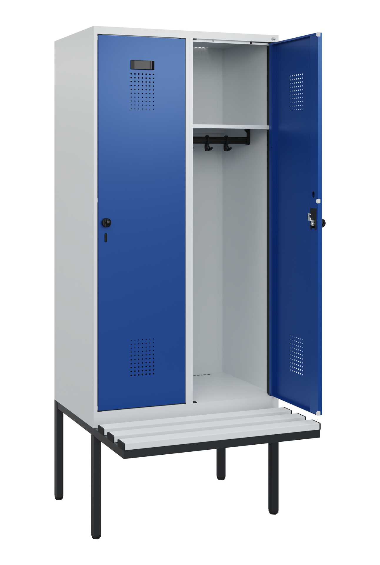 C+P Spind Evolo PLUS, Bank, 2 Abteile, 1950x800x81