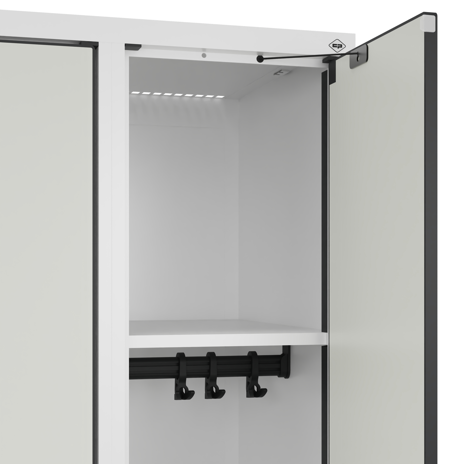 C+P Spind Evolo PLUS, Bank, 4 Abteile, 2120x1200x815mm