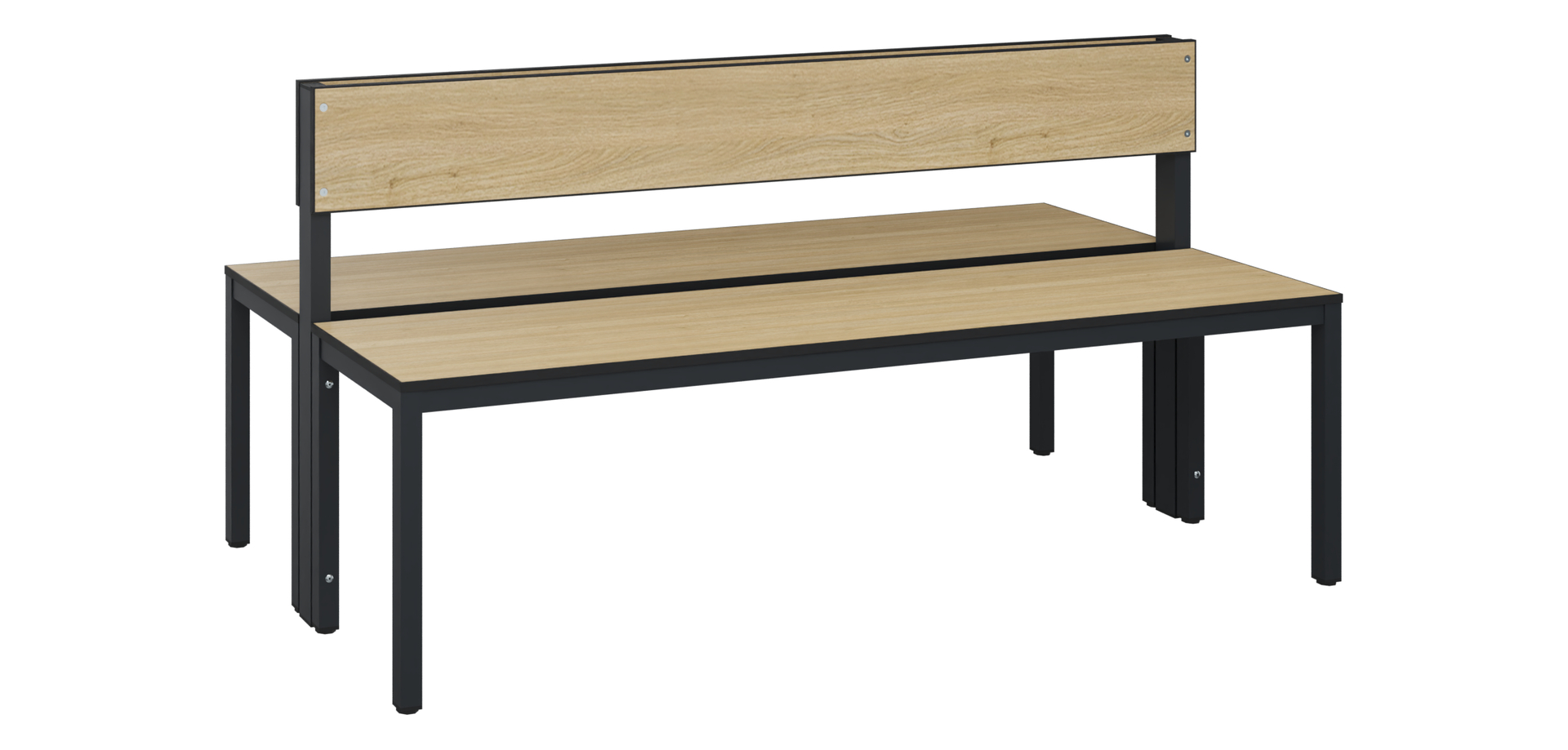 C+P Sitzbank Solid HPL, 774x1500x770mm, 7021/VK032