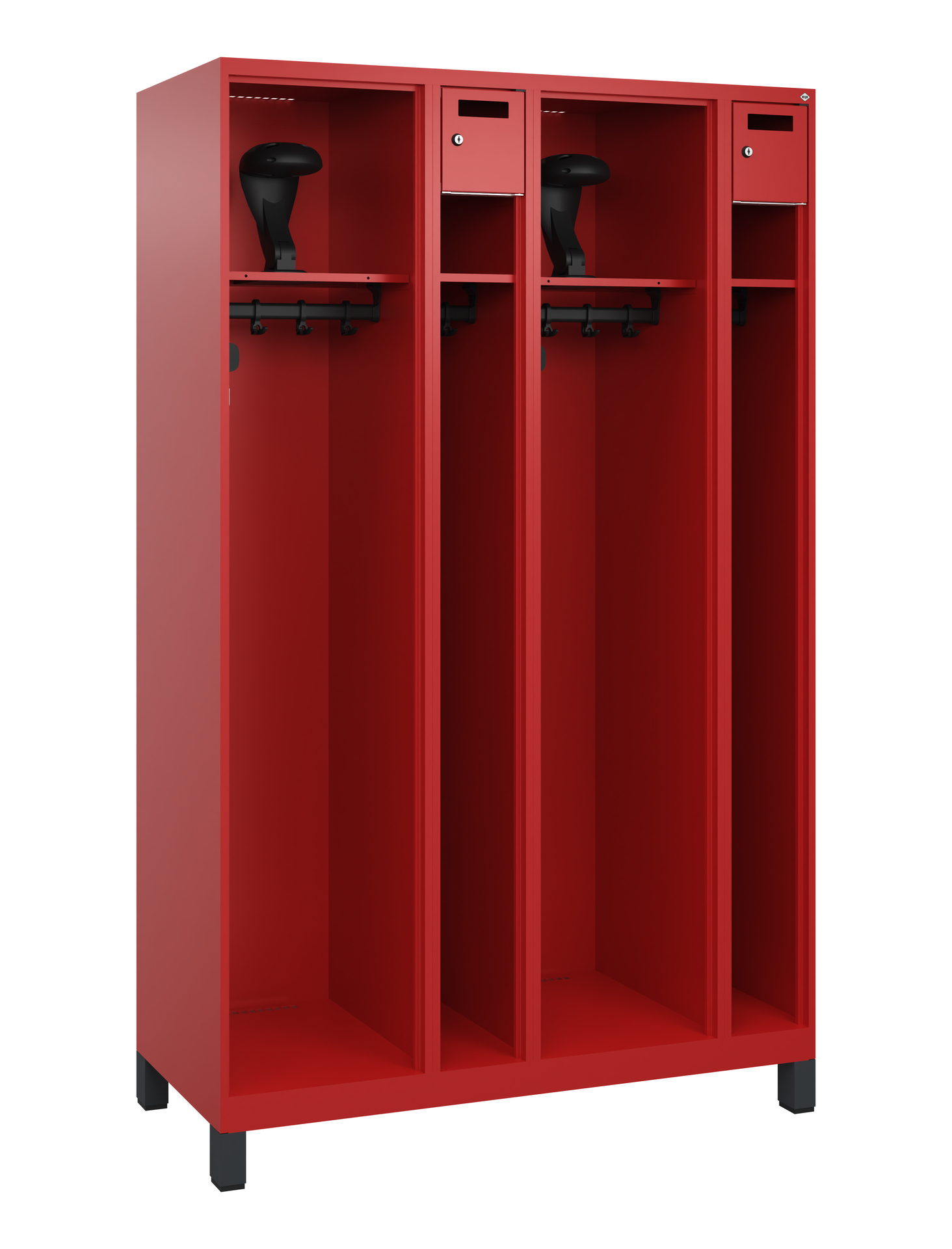 C+P Feuerwehrspind Kombi Open, 2 Abteile, 1850x120