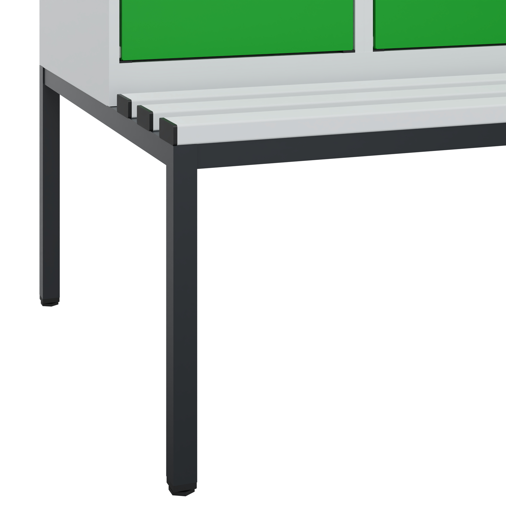 C+P Doppelstock-Spind Evolo PLUS, Bank, 4 Fächer, 