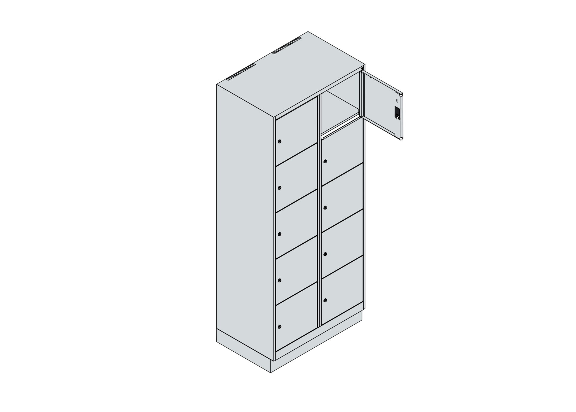 C+P Schließfachschrank