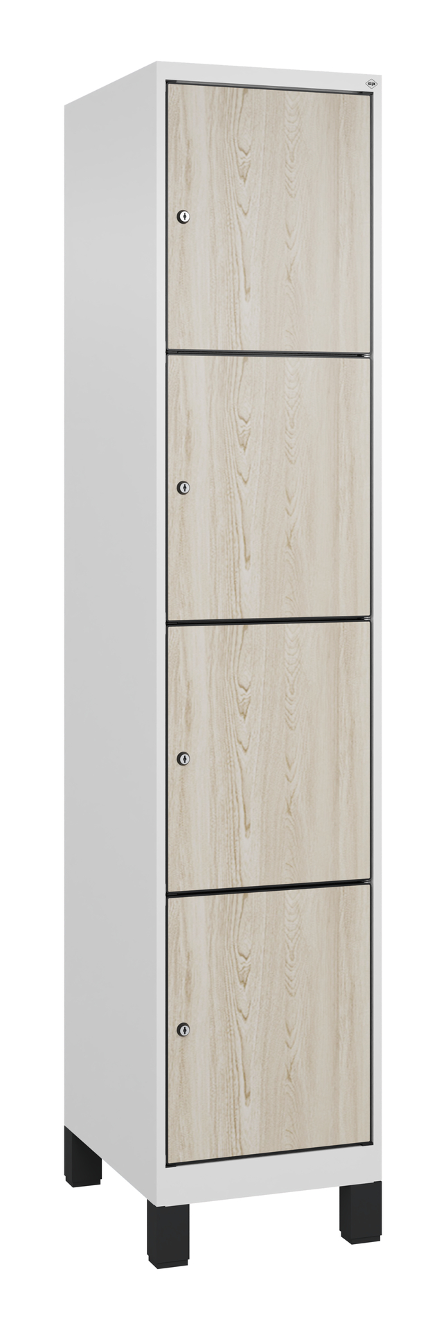 C+P Schlie�fachschrank Evolo PLUS, F��e, 4 F�cher, 1950x400x500mm