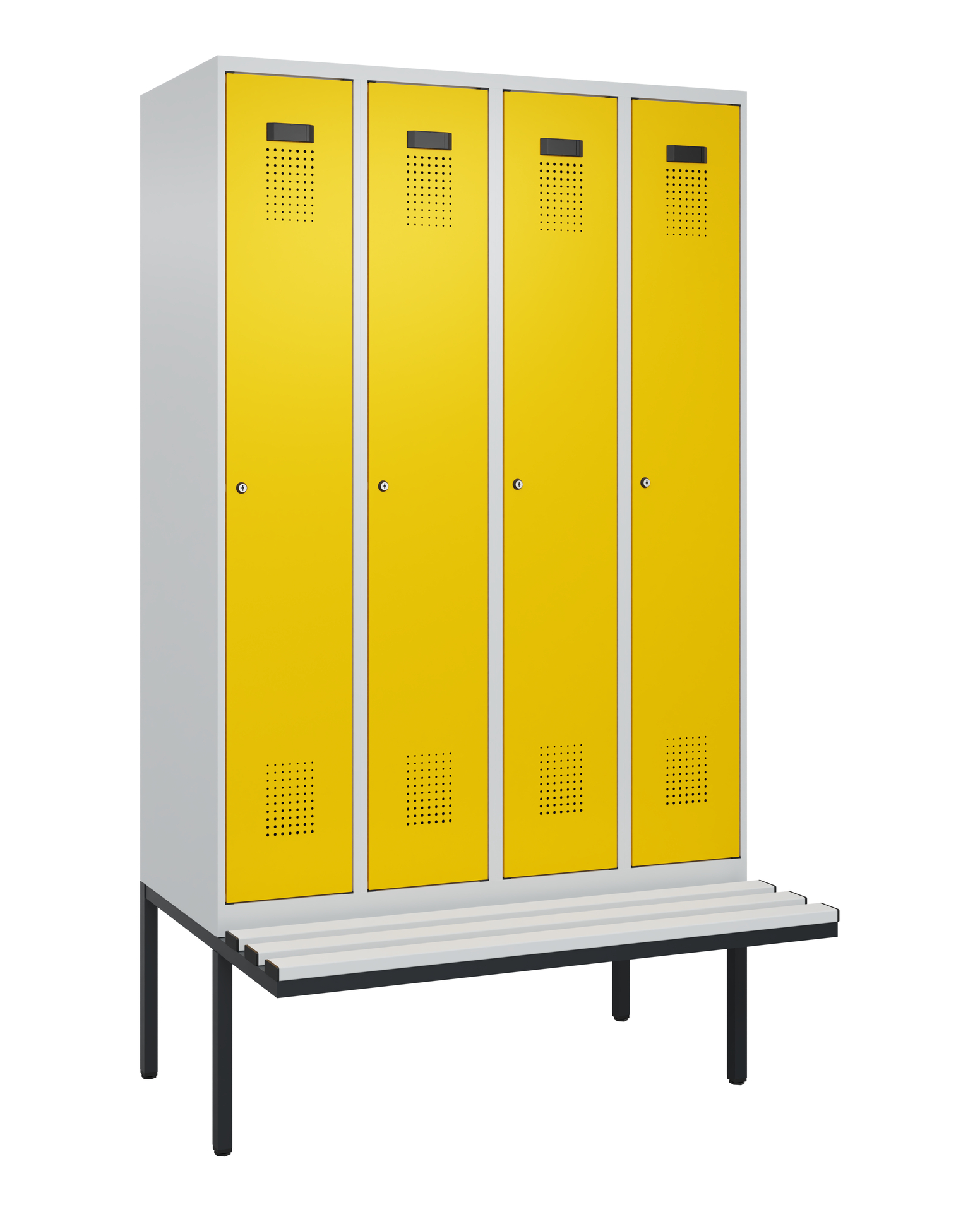 C+P Spind Evolo PLUS, Bank, 4 Abteile, 2120x1200x8