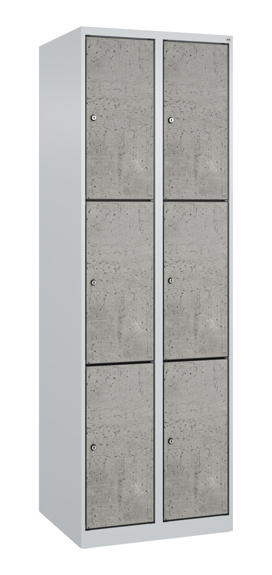 C+P Schlie�fachschrank Evolo PLUS, 6 F�cher, 1850x600x500mm