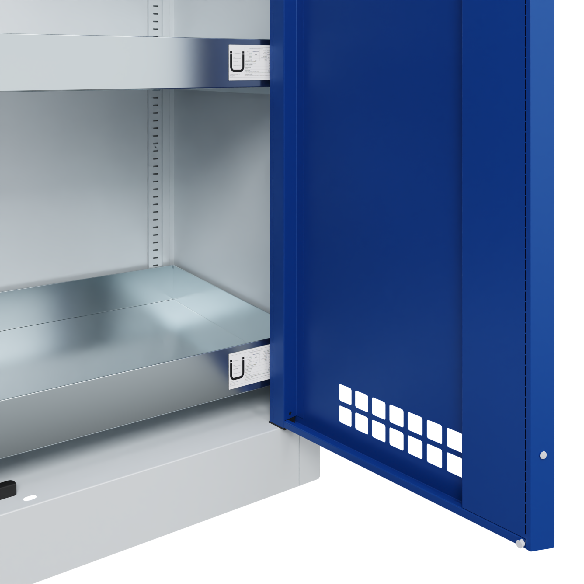 C+P Umweltschrank, Acurado, 1950x930x500mm, 7035/5010