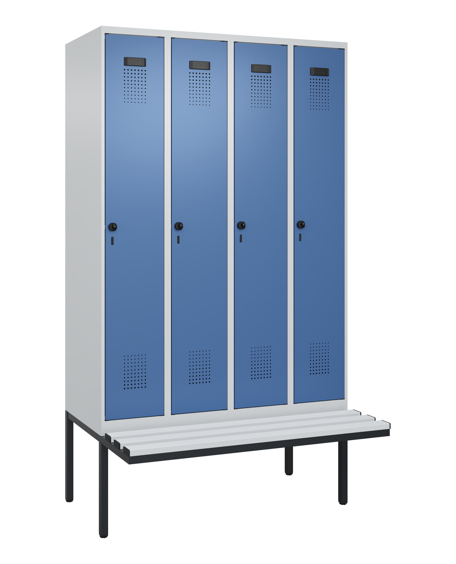 C+P Spind Evolo PLUS, Bank, 4 Abteile, 2120x1200x8