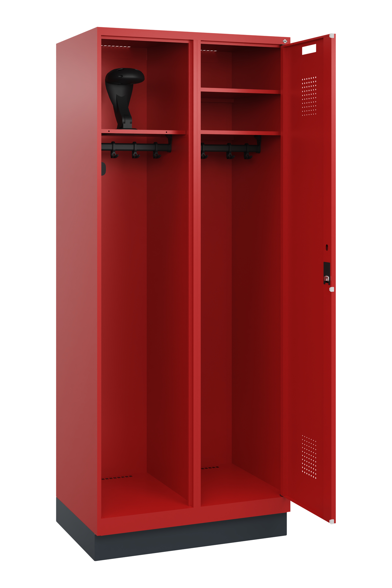 C+P Feuerwehrspind Kombi, 1 Abteil, 1850x800x500mm
