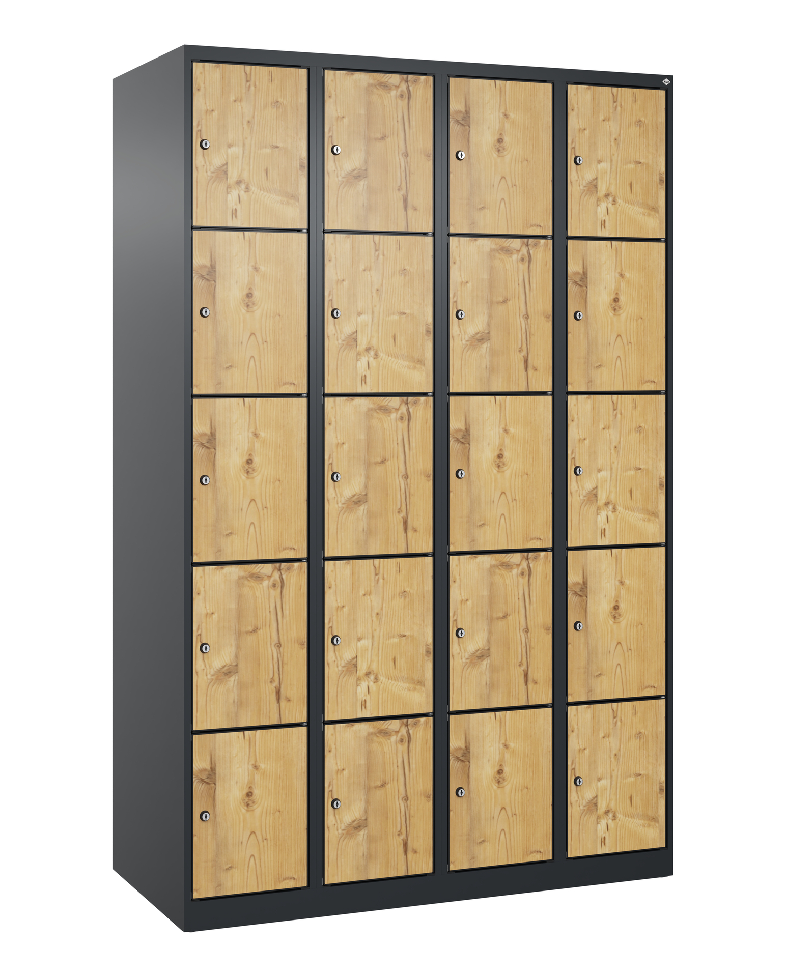 C+P Schlie�fachschrank Evolo PLUS, 20 F�cher, 1850x1200x500mm
