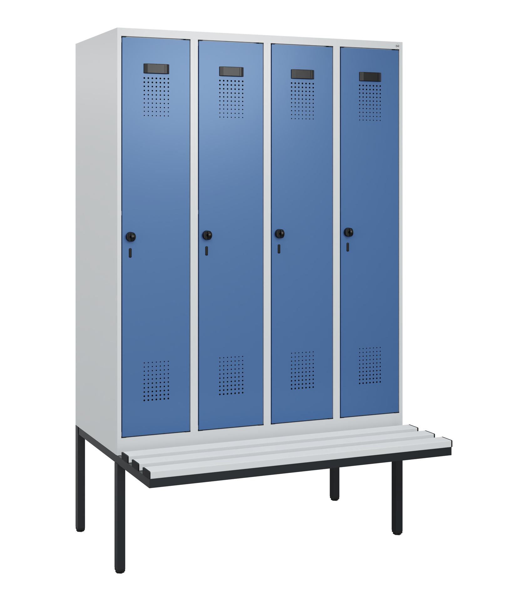 C+P Spind Evolo PLUS, Bank, 4 Abteile, 1950x1200x8