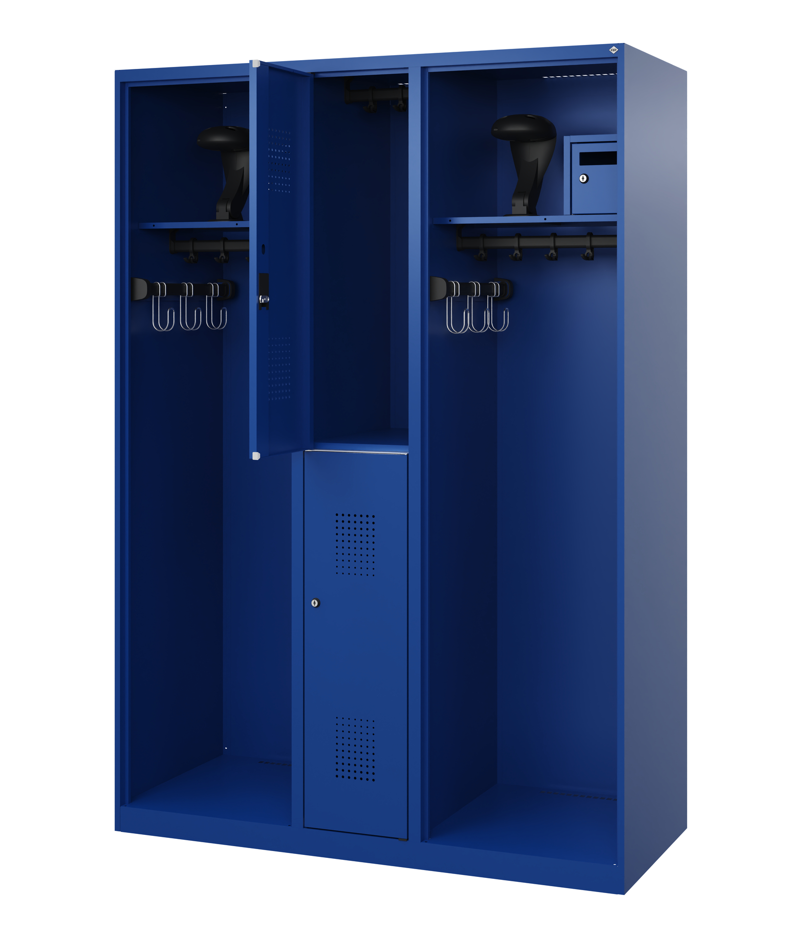 C+P Feuerwehrspind Maxi, 2 Fächer, 1850x1300x500mm
