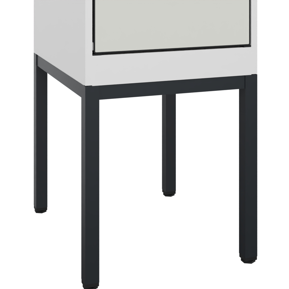 C+P Spind Evolo PLUS, Gestell, 2 Abteile, 2120x800x500mm