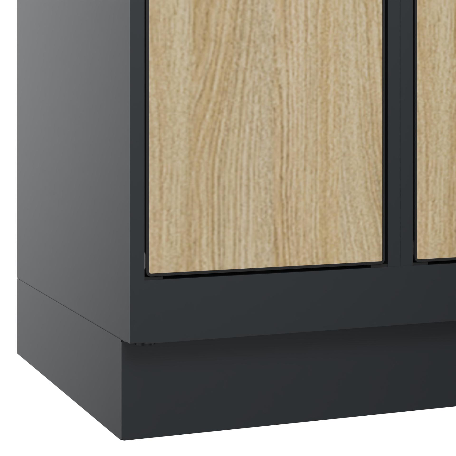 C+P Schlie�fachschrank Evolo PLUS, Sockel, 12 F�cher, 1950x600x500mm