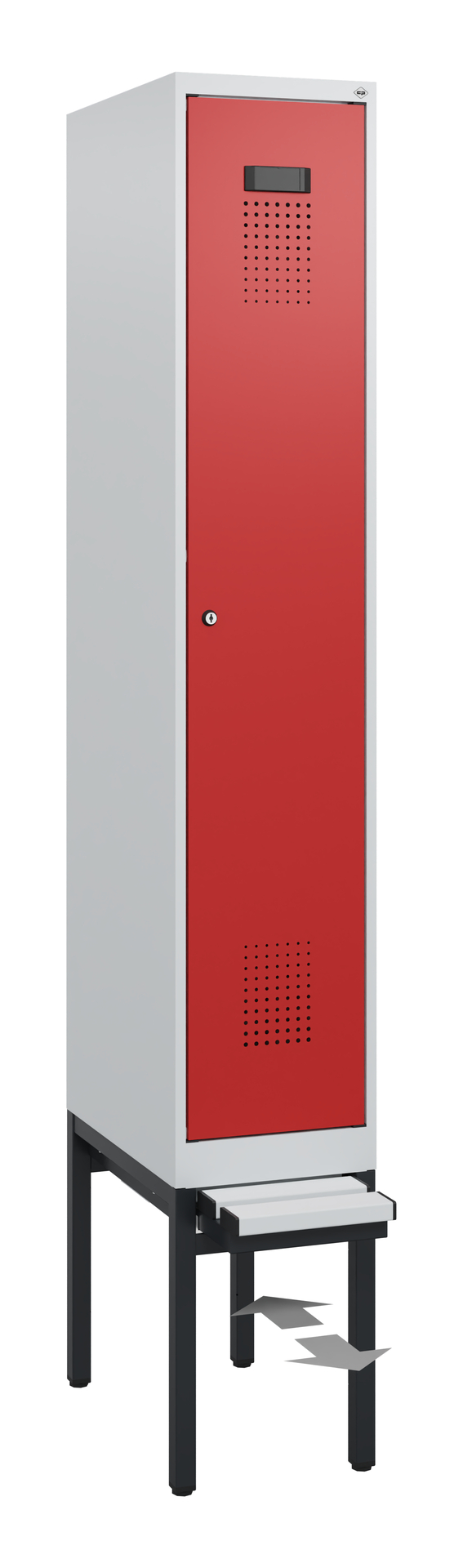 C+P Spind Evolo PLUS, Bank, 1 Abteil, 1950x300x815mm