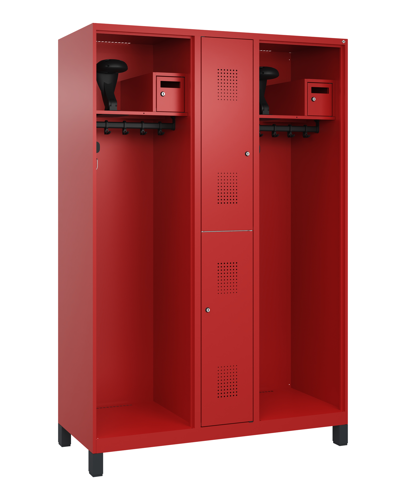 C+P Feuerwehrspind Maxi, 2 Fächer, 1850x1300x500mm