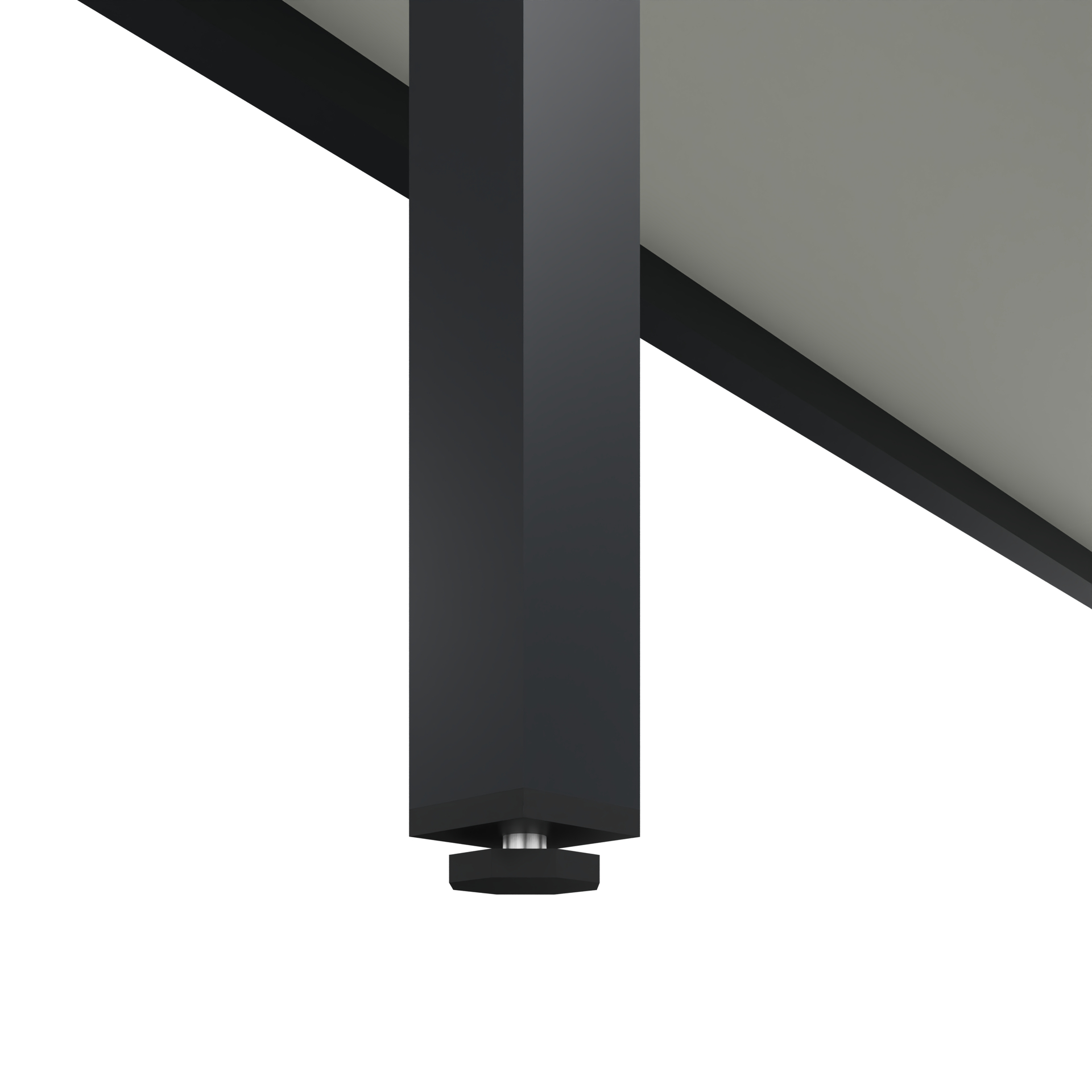 C+P Garderobenbank Solid HPL, 1716x2000x770mm, 7021/VK741