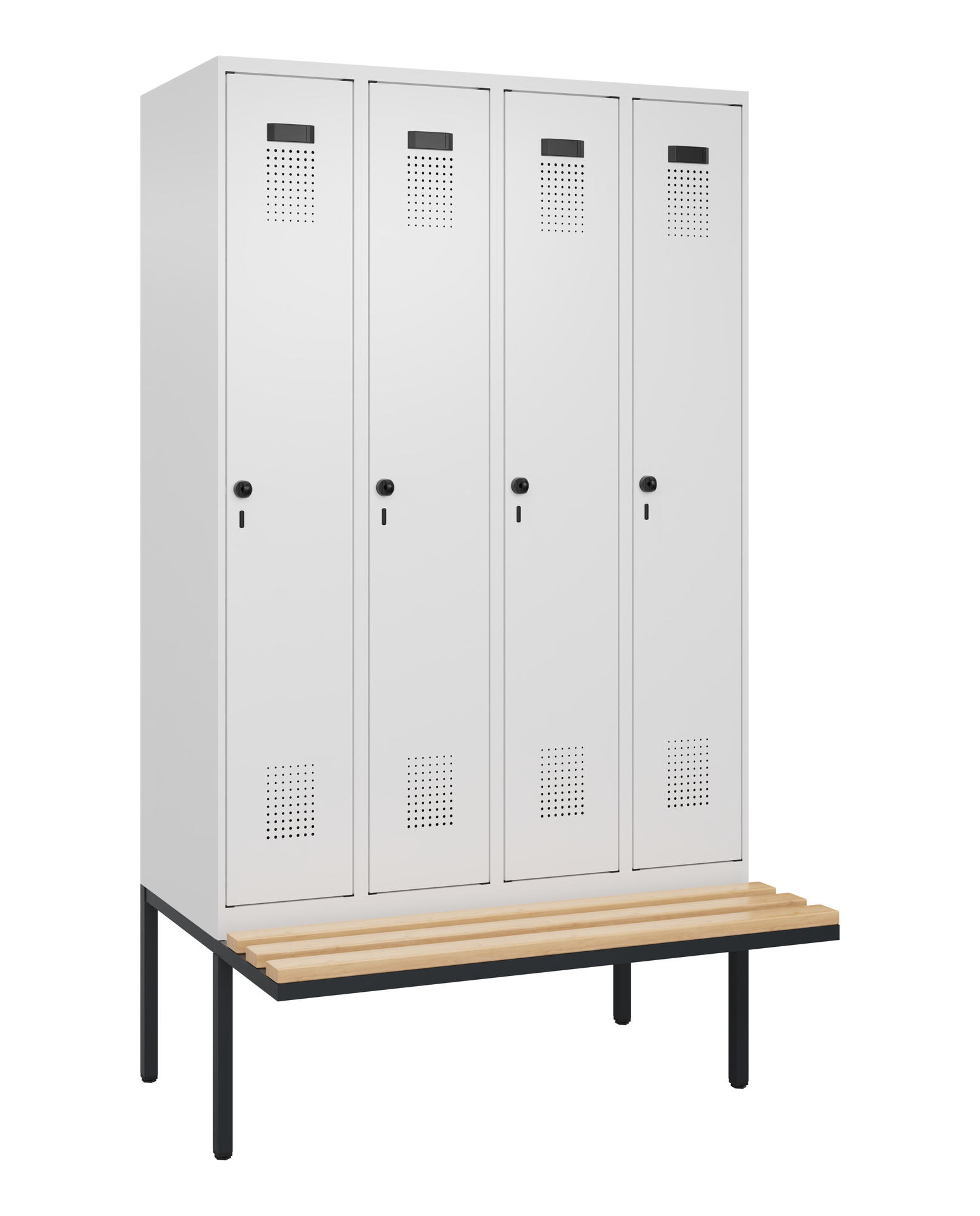 C+P Spind Evolo PLUS, Bank, 4 Abteile, 2120x1200x8