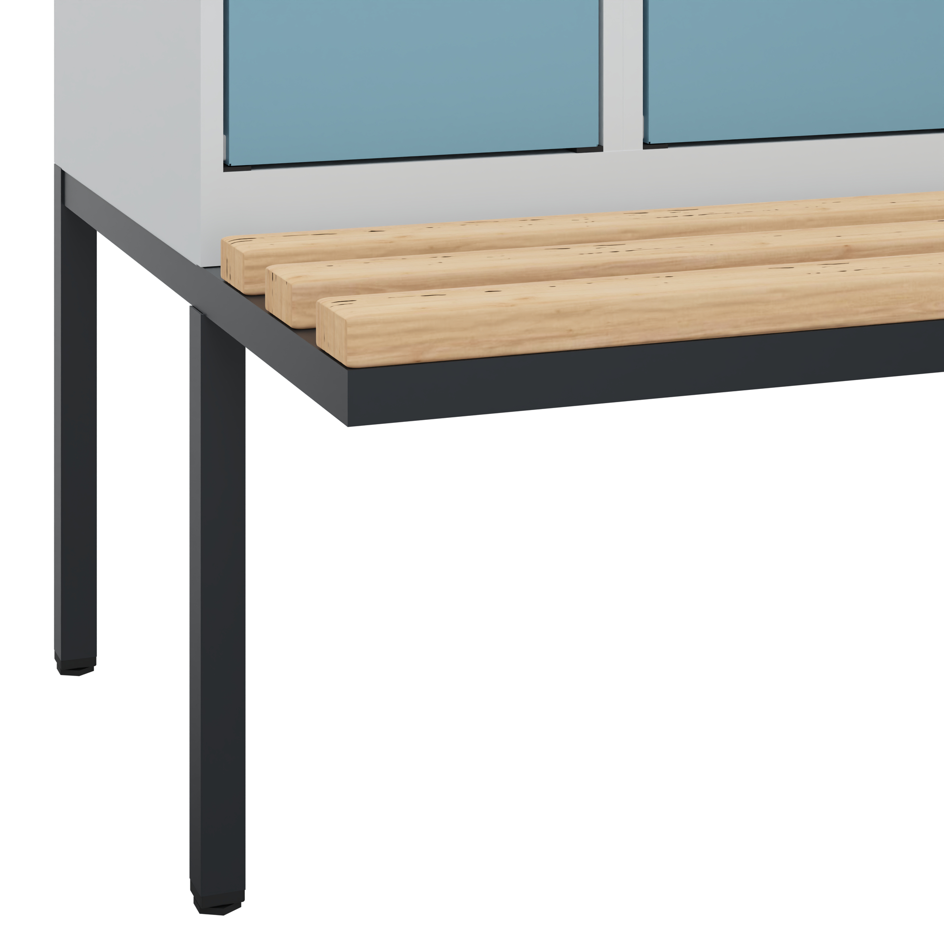 C+P Spind Evolo PLUS, Bank, 2 Abteile, 1950x600x81